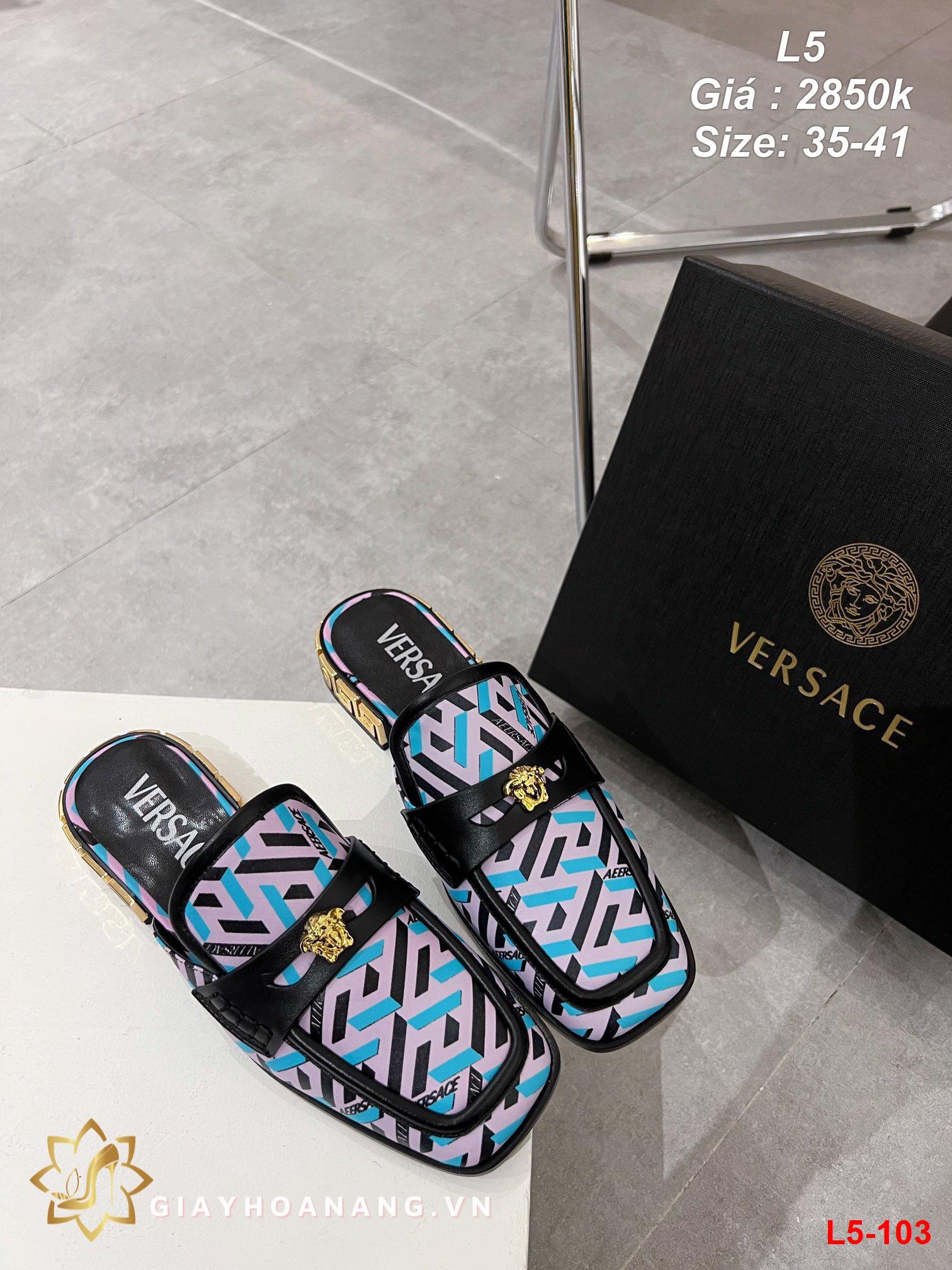 L5-103 Versace dép sục siêu cấp