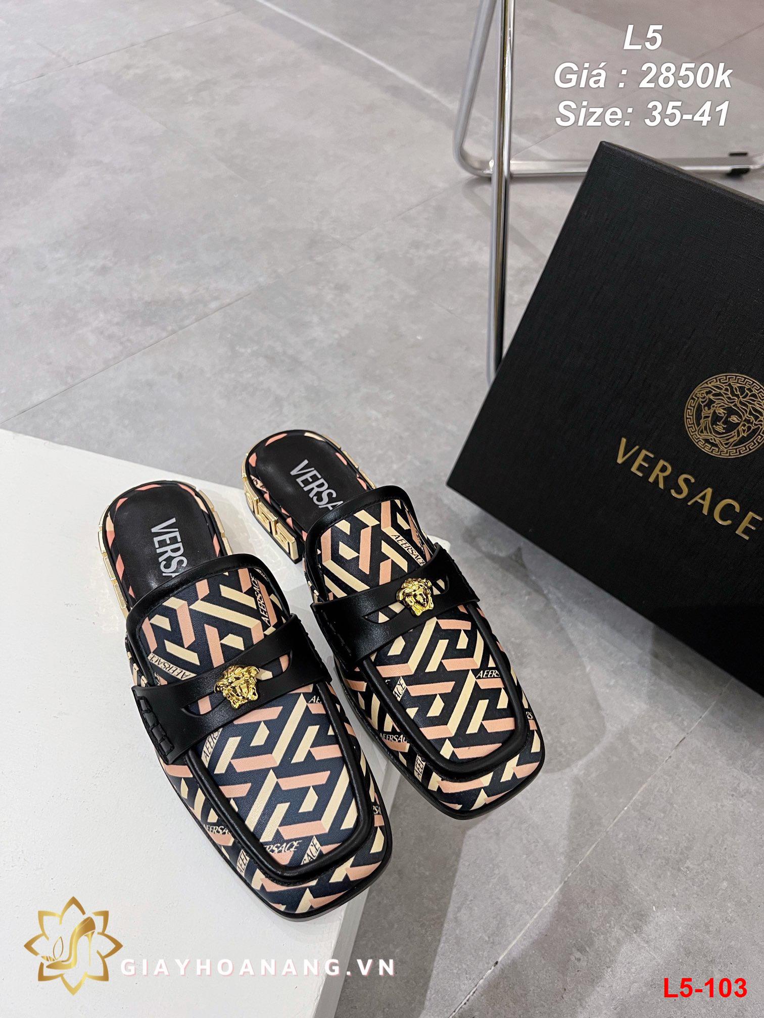 L5-103 Versace dép sục siêu cấp