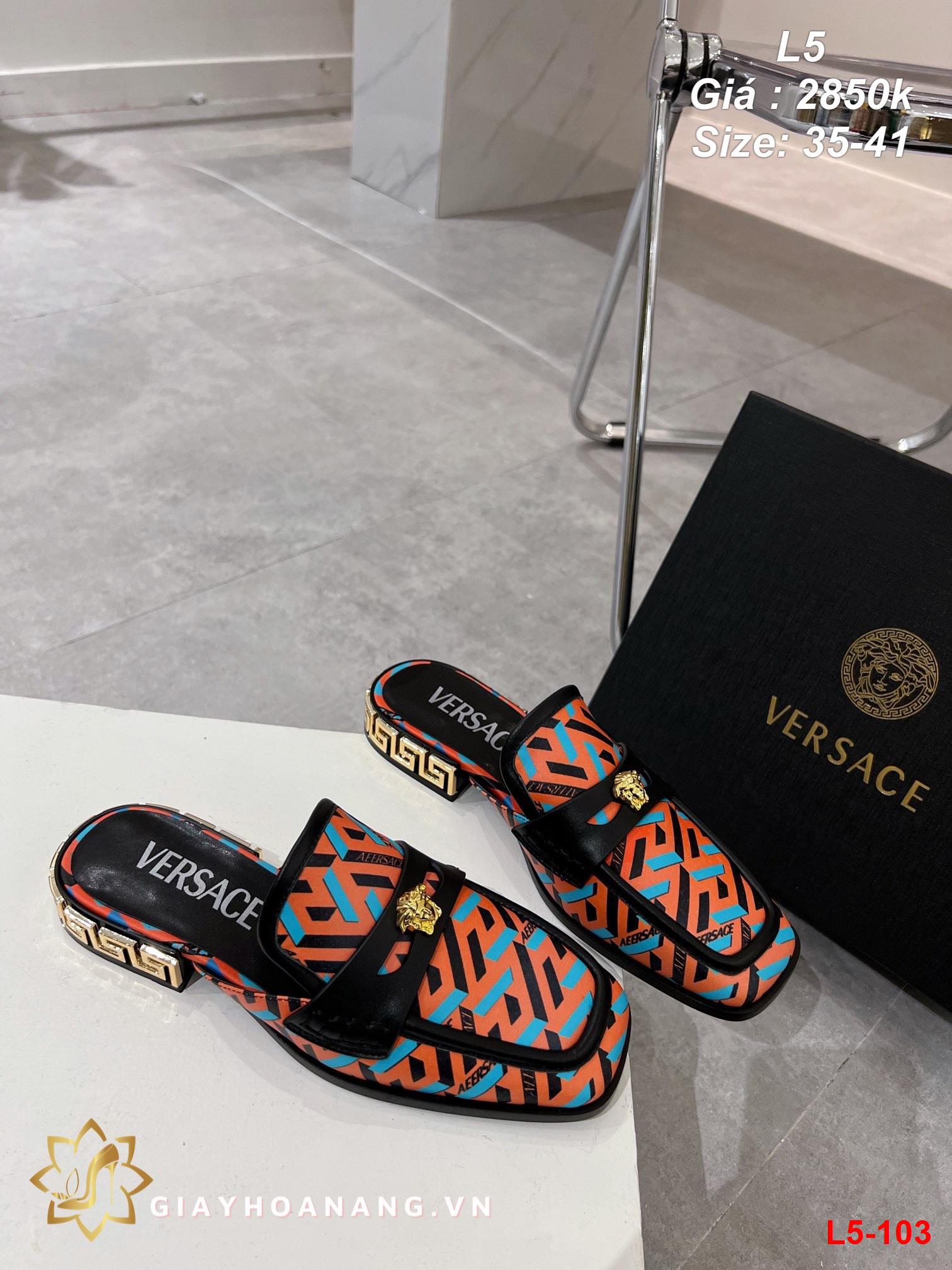 L5-103 Versace dép sục siêu cấp