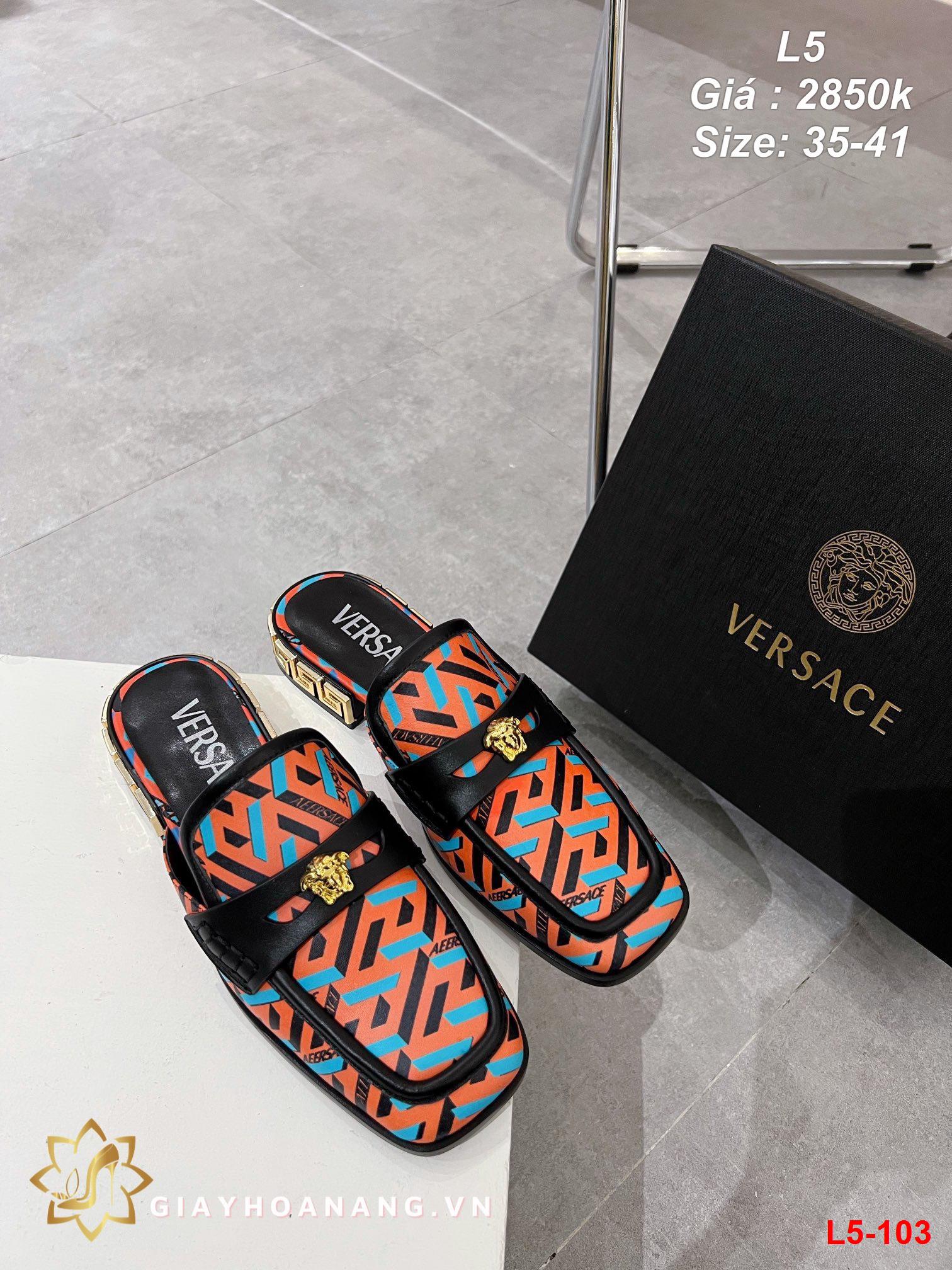 L5-103 Versace dép sục siêu cấp