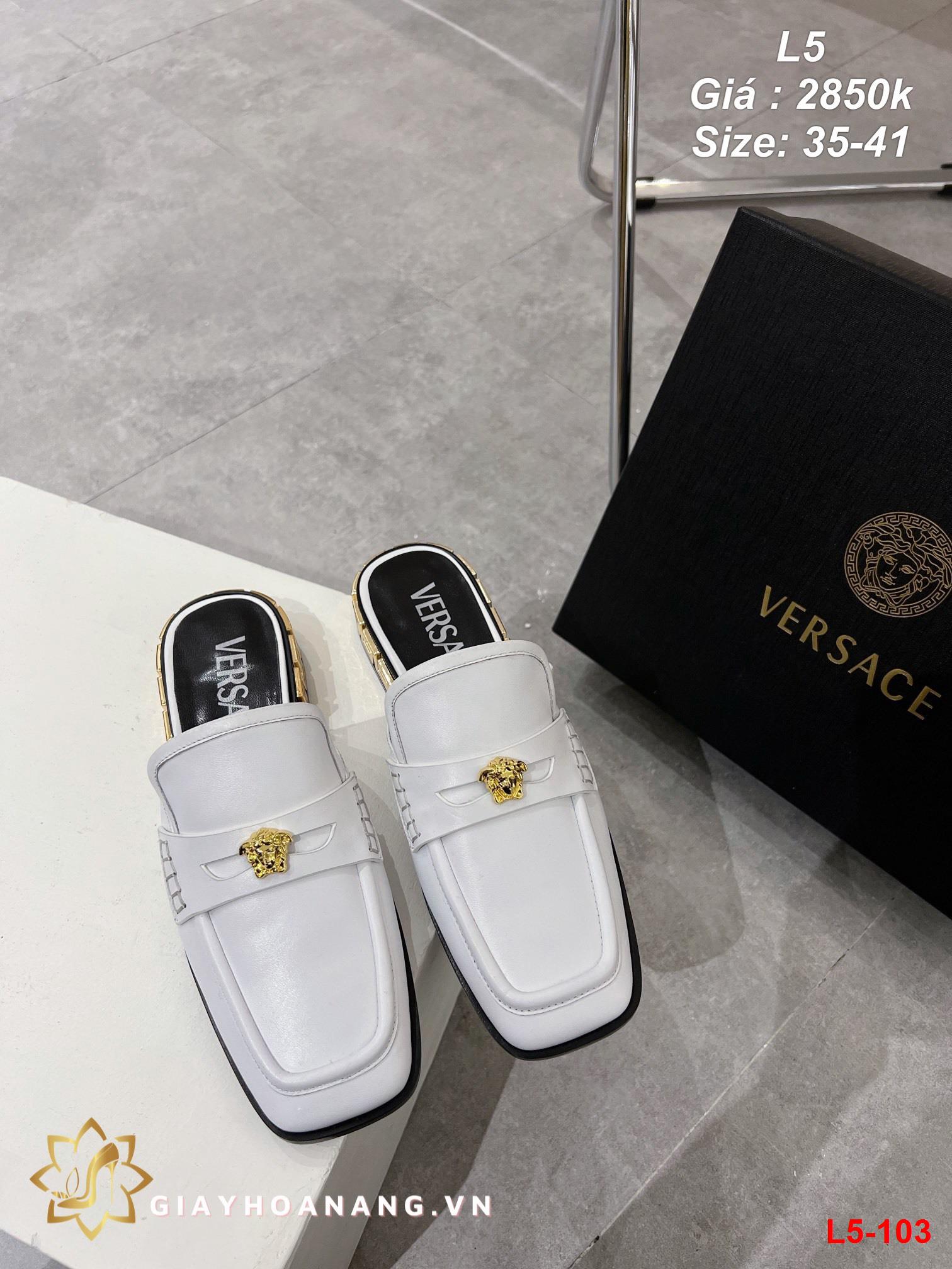 L5-103 Versace dép sục siêu cấp