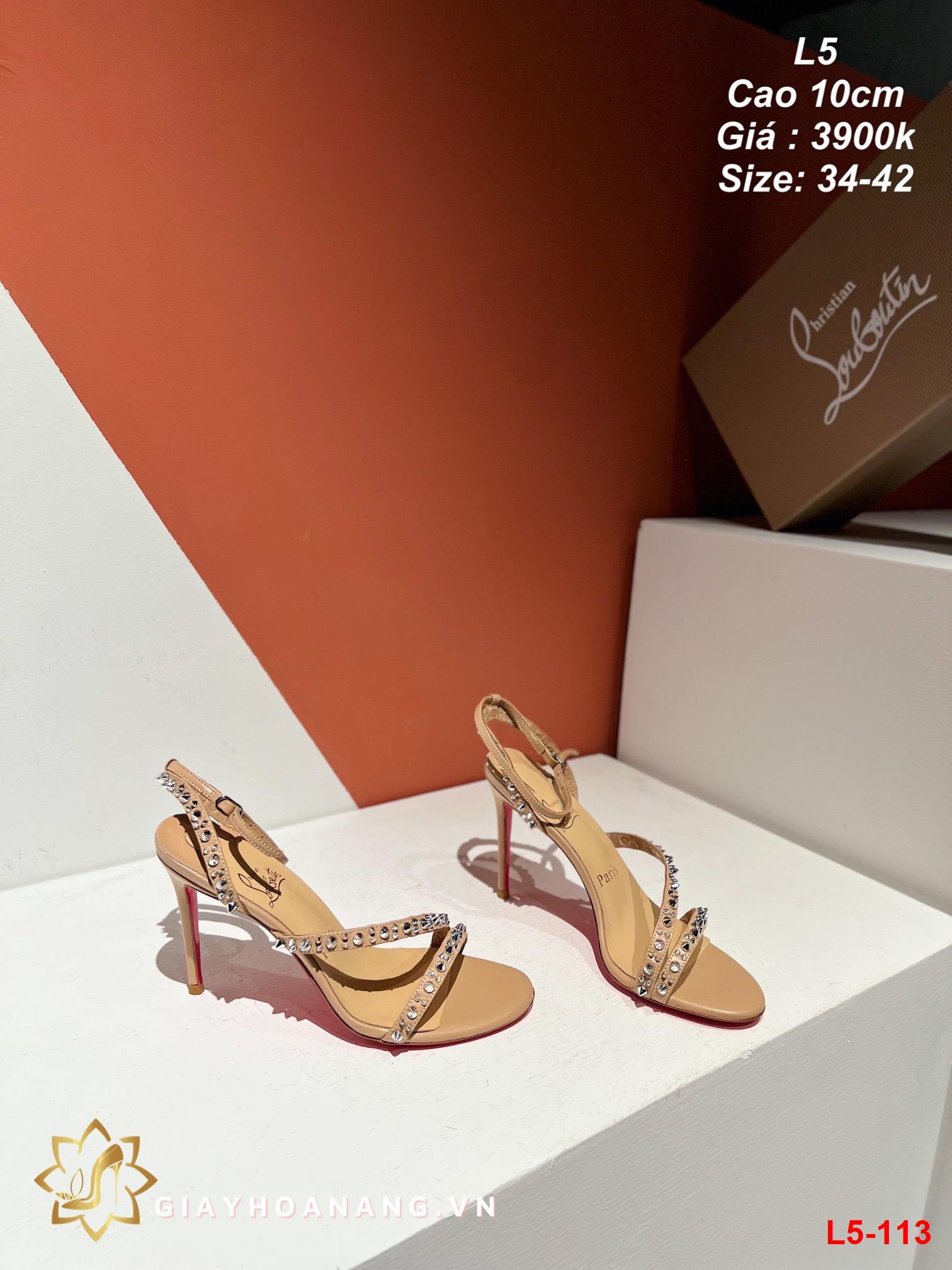 L5-113 Louboutin sandal cao 10cm siêu cấp