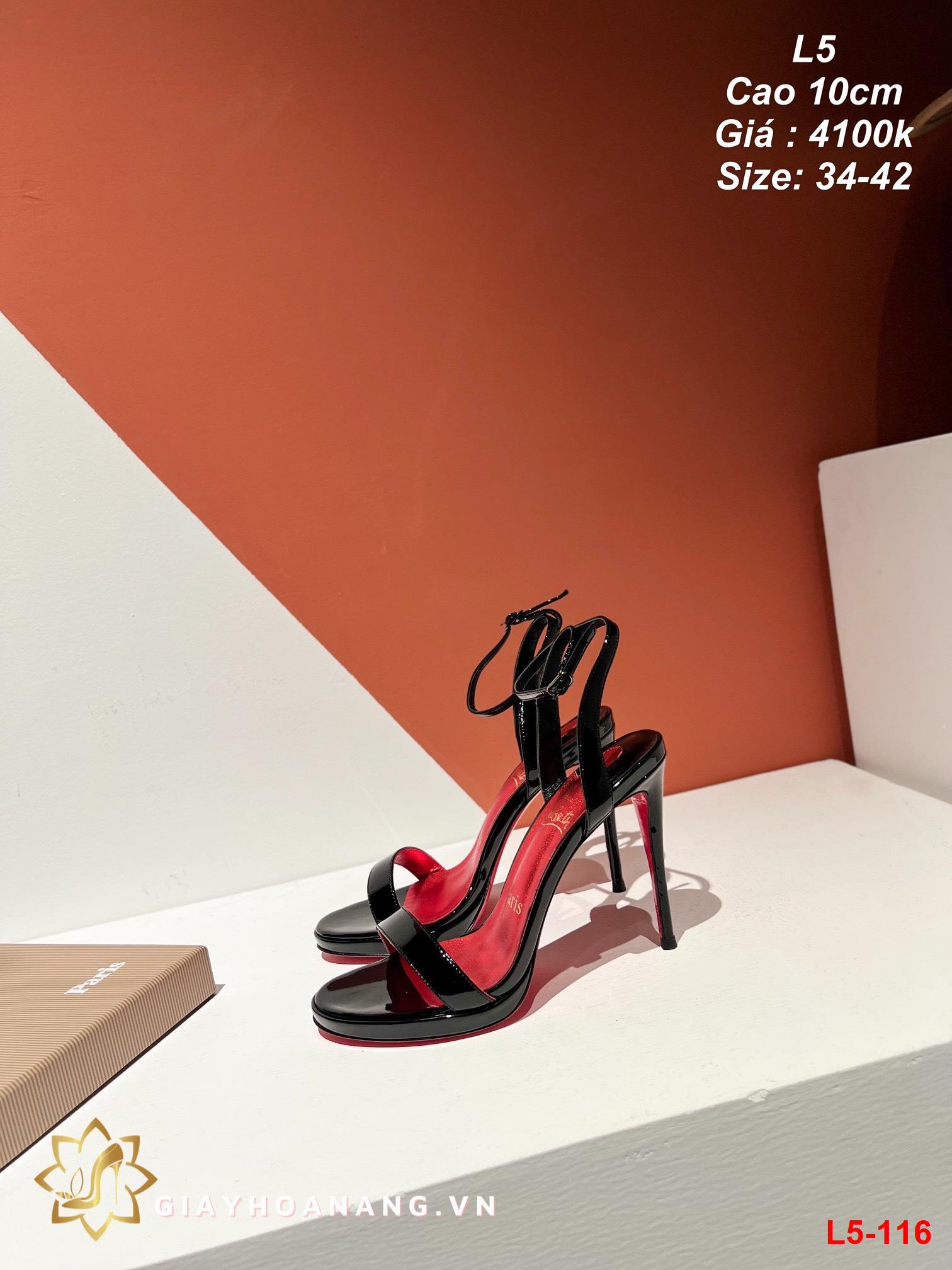 L5-116 Louboutin sandal cao 10cm siêu cấp