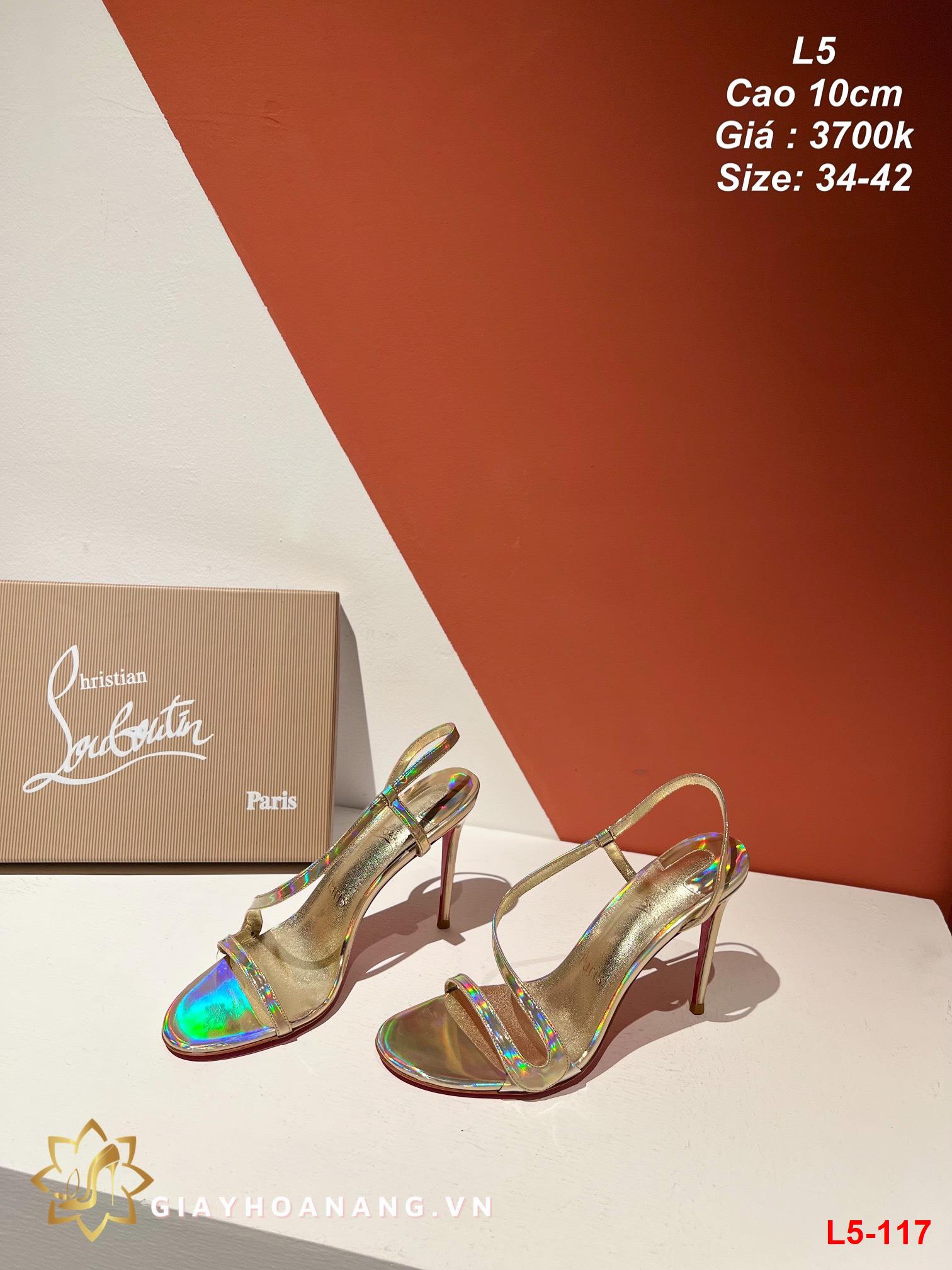 L5-117 Louboutin sandal cao 10cm siêu cấp