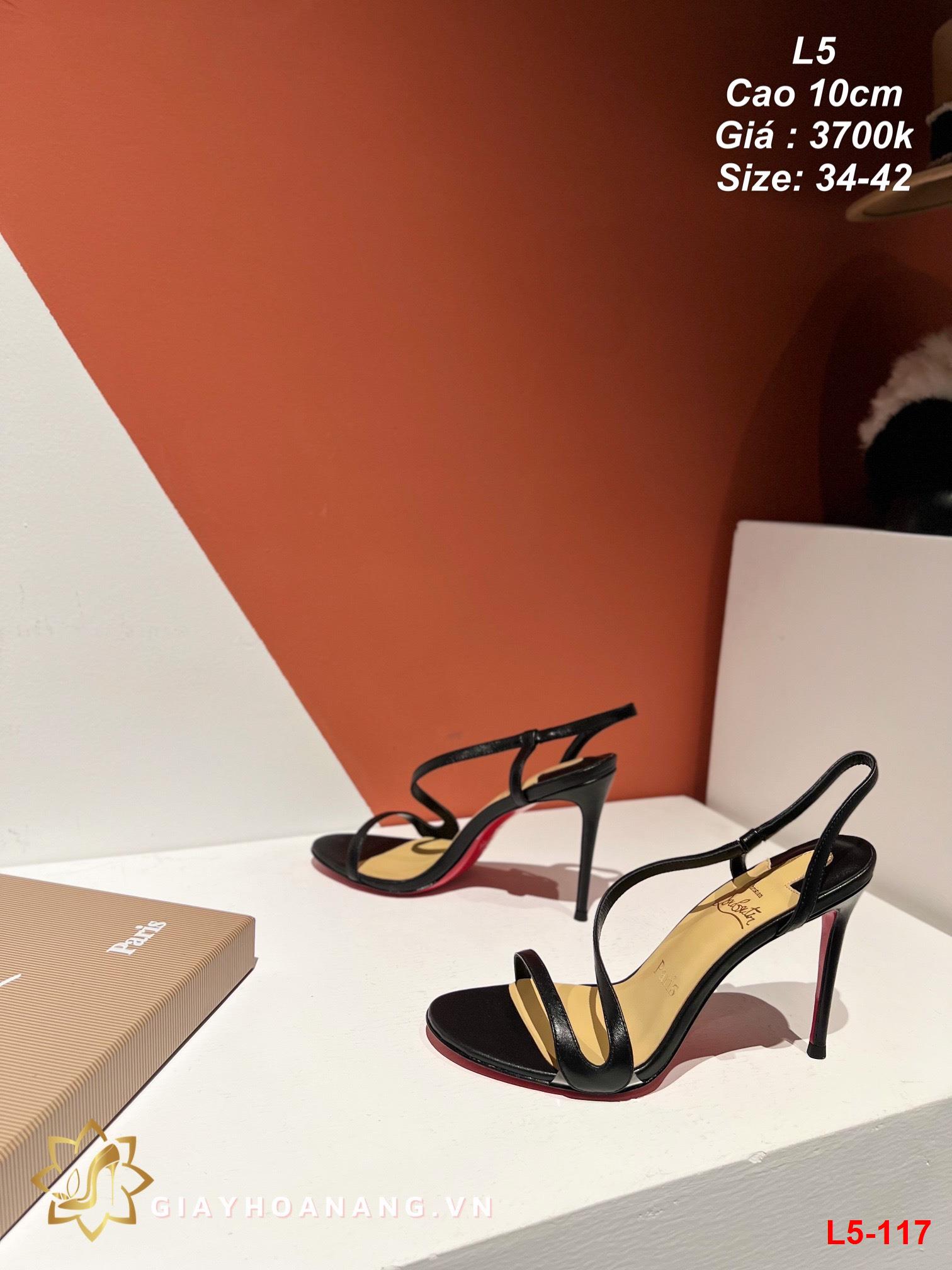 L5-117 Louboutin sandal cao 10cm siêu cấp