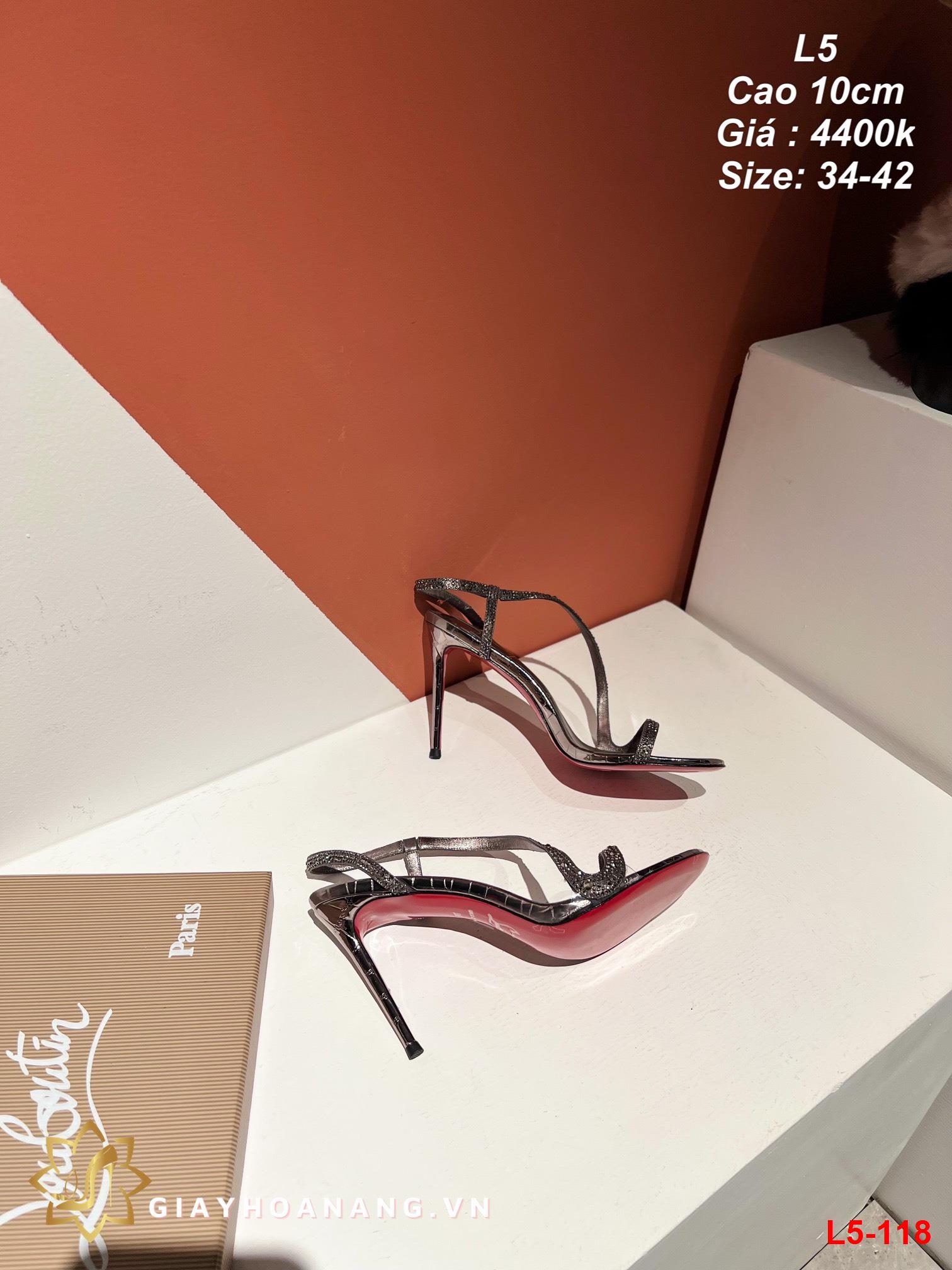 L5-118 Louboutin sandal cao 10cm siêu cấp