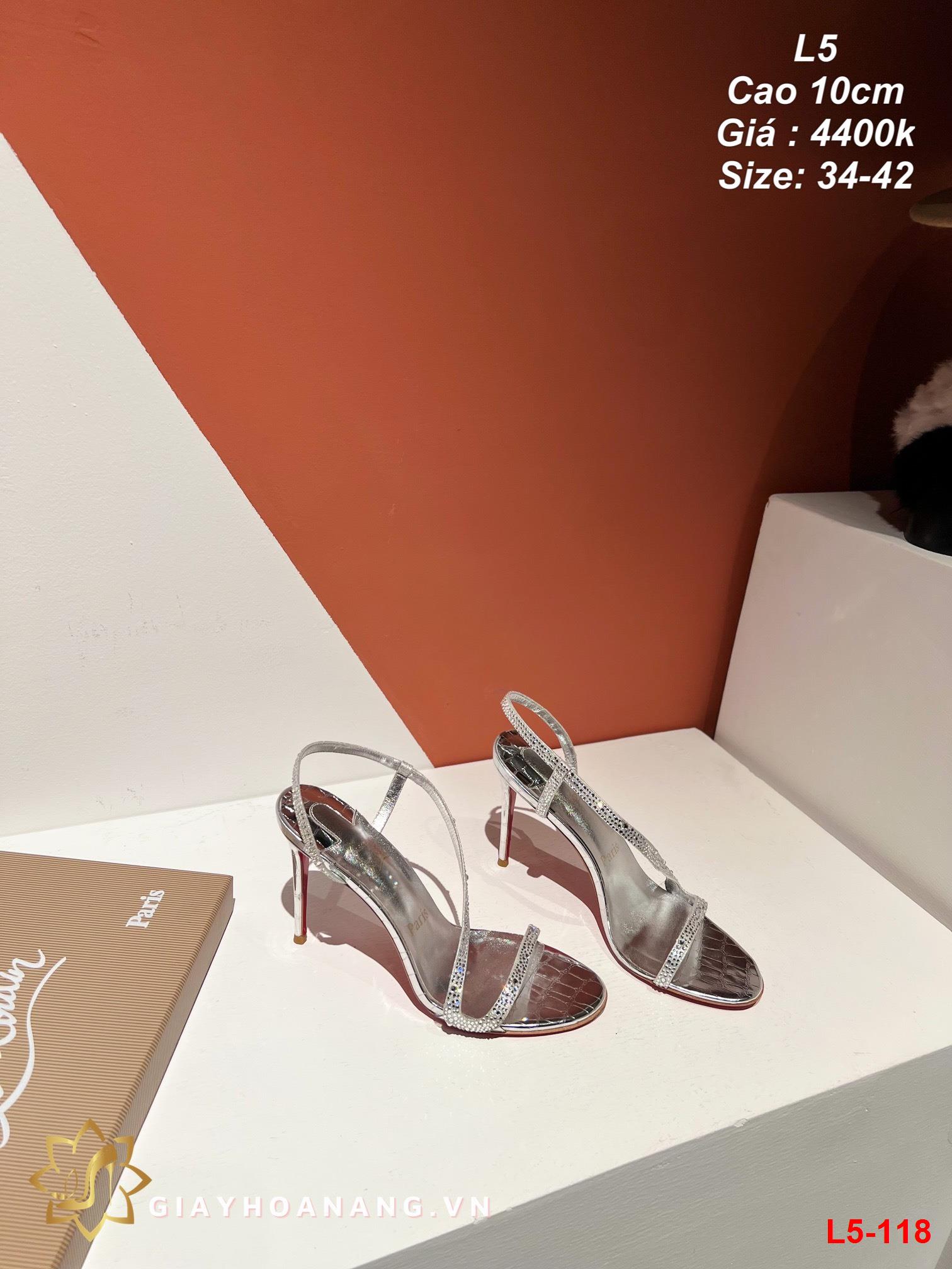 L5-118 Louboutin sandal cao 10cm siêu cấp