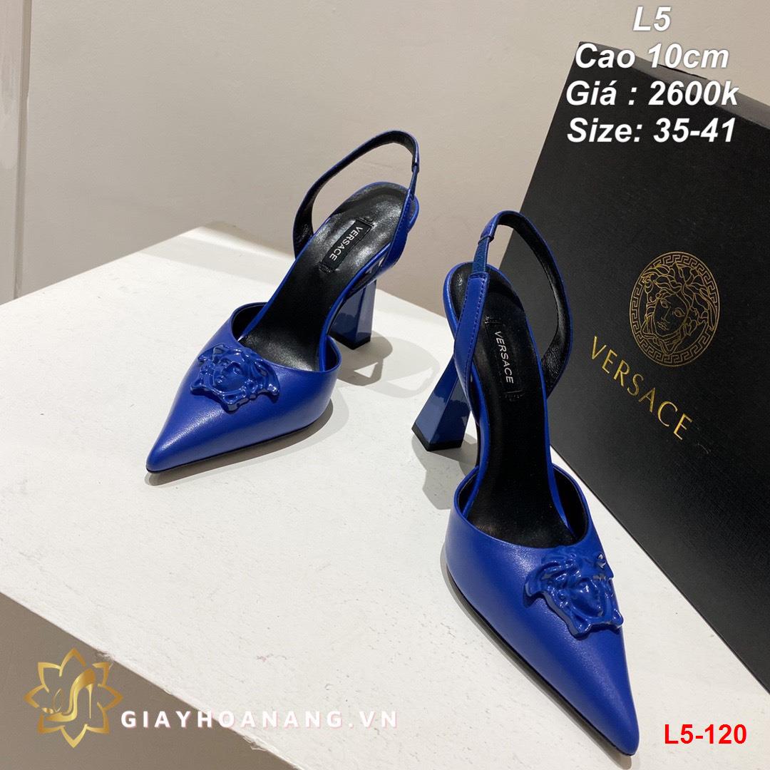 L5-120 Versace sandal cao 10cm siêu cấp