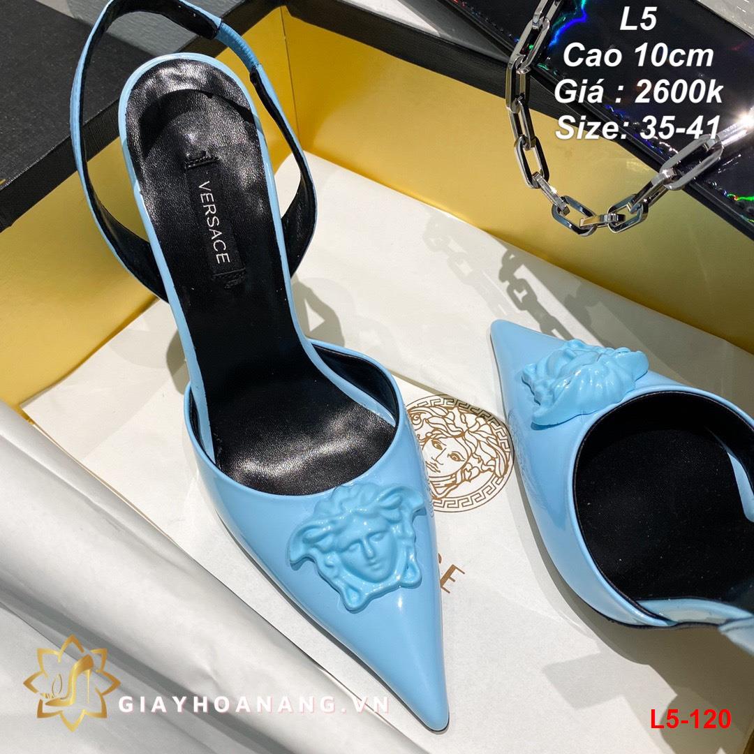 L5-120 Versace sandal cao 10cm siêu cấp