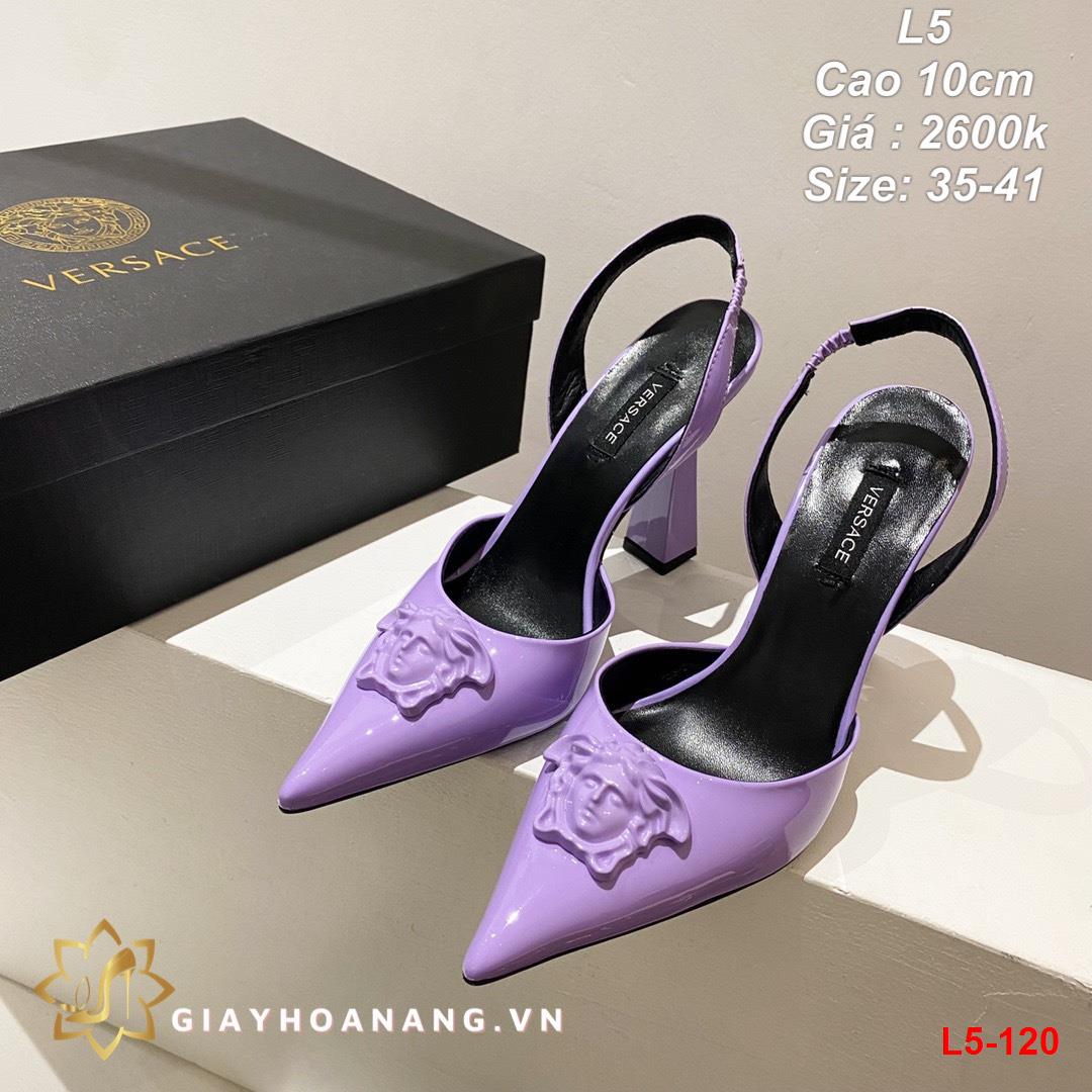 L5-120 Versace sandal cao 10cm siêu cấp