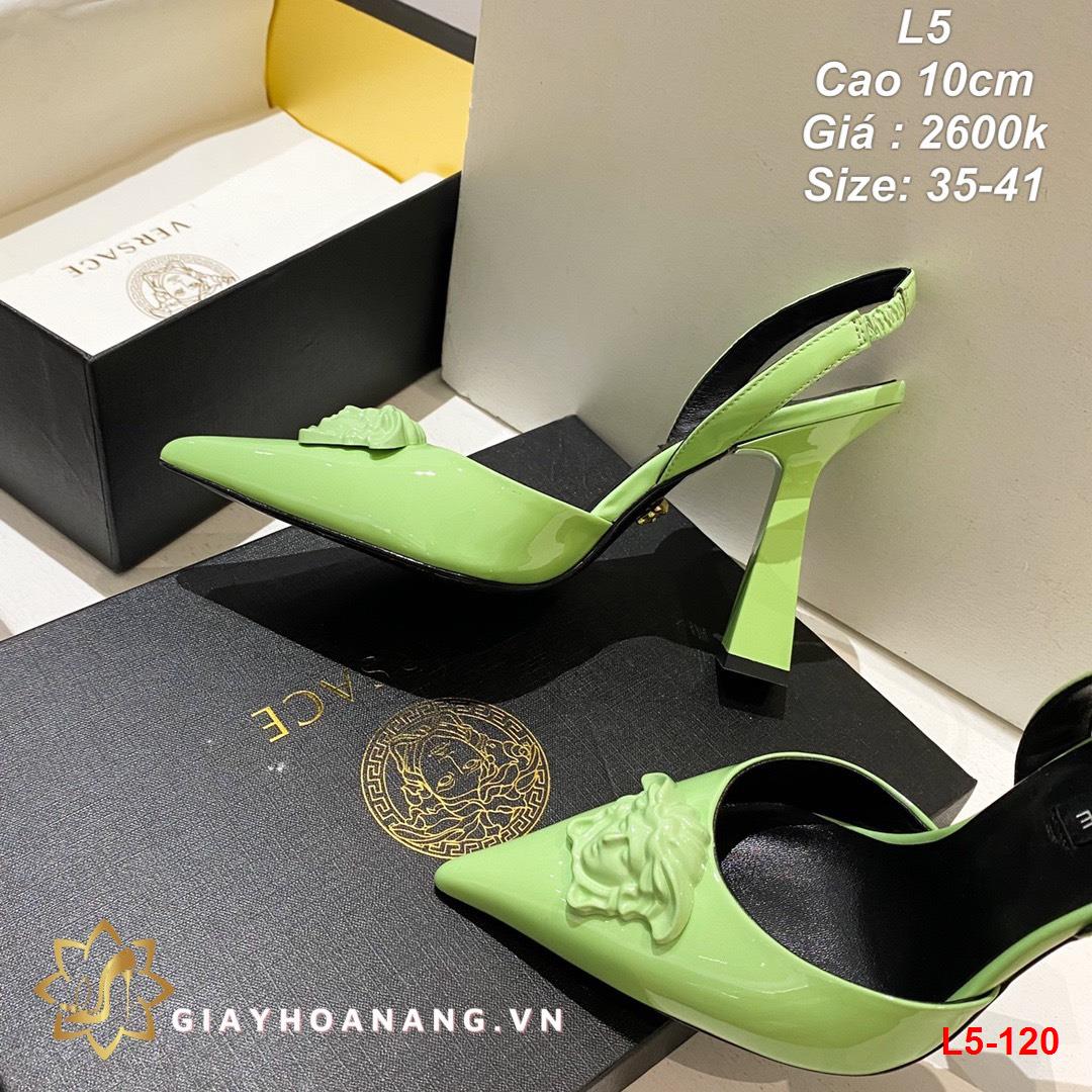 L5-120 Versace sandal cao 10cm siêu cấp