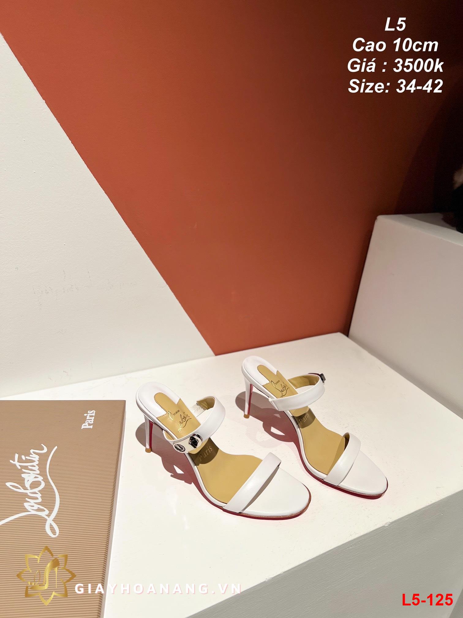 L5-125 Louboutin sandal cao 10cm siêu cấp