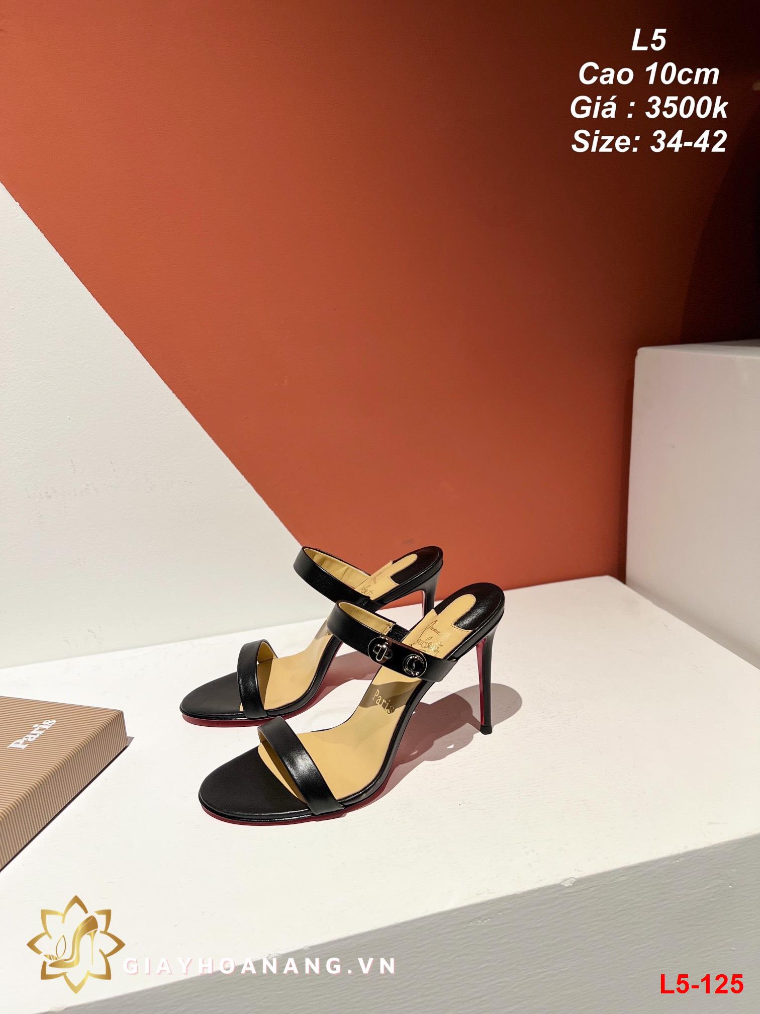 L5-125 Louboutin sandal cao 10cm siêu cấp