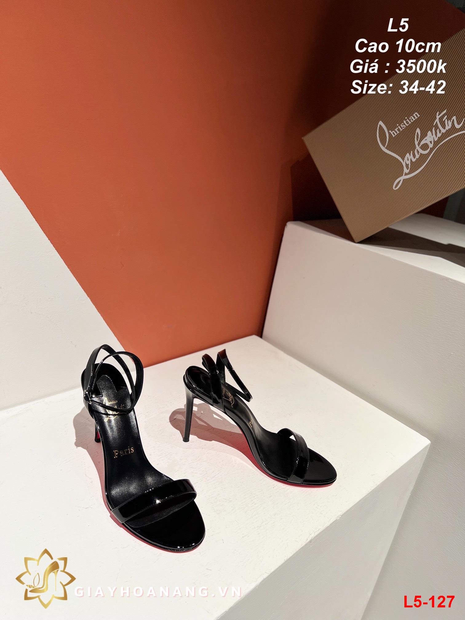 L5-127 Louboutin sandal cao 10cm siêu cấp