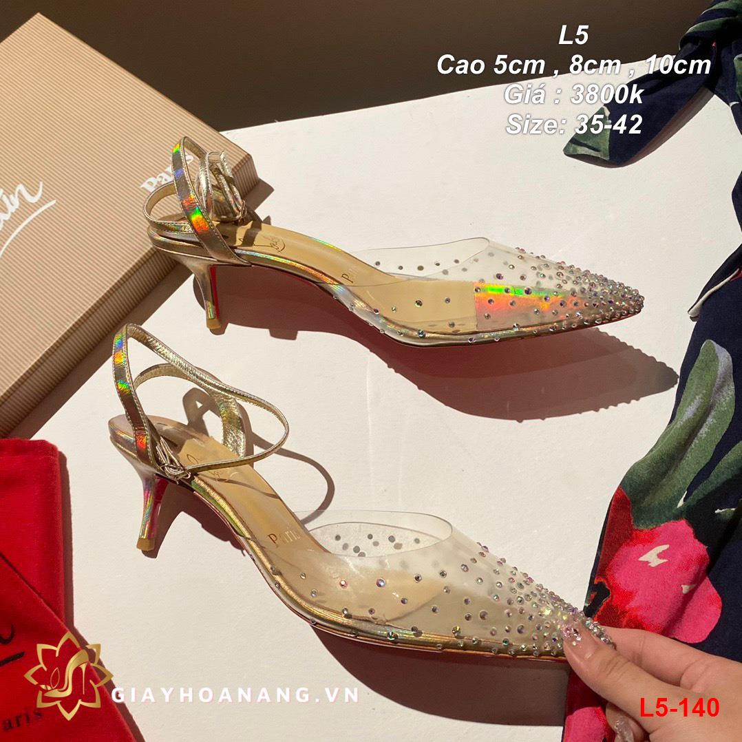 L5-140 Louboutin sandal cao 5cm , 8cm , 10cm siêu cấp