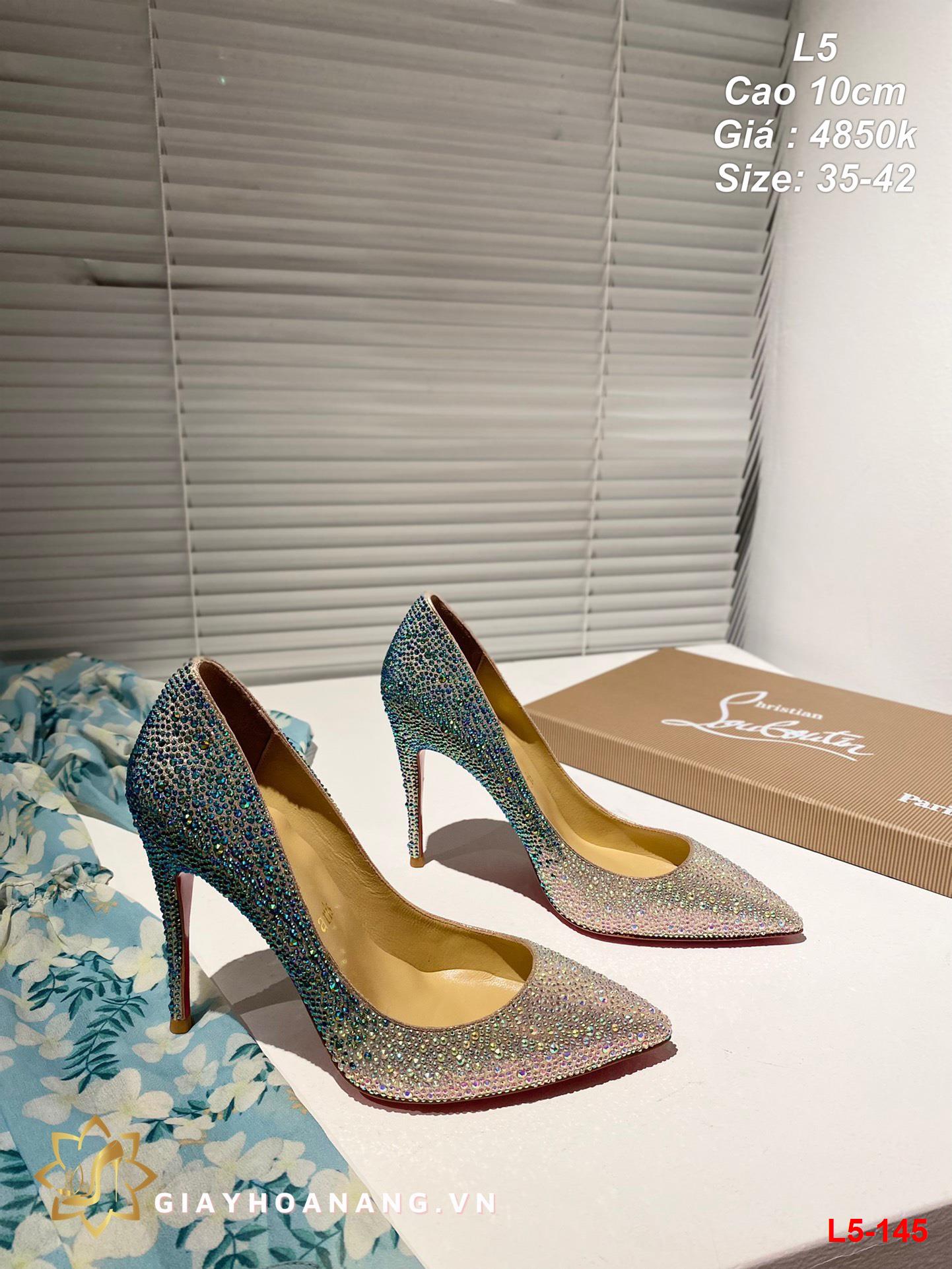 L5-145 Louboutin giày cao 10cm siêu cấp