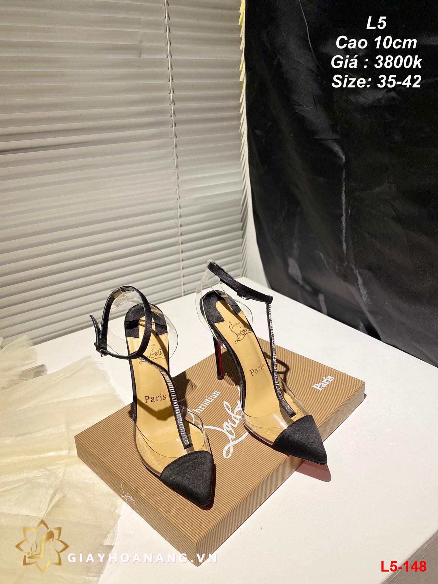 L5-148 Louboutin sandal cao 10cm siêu cấp