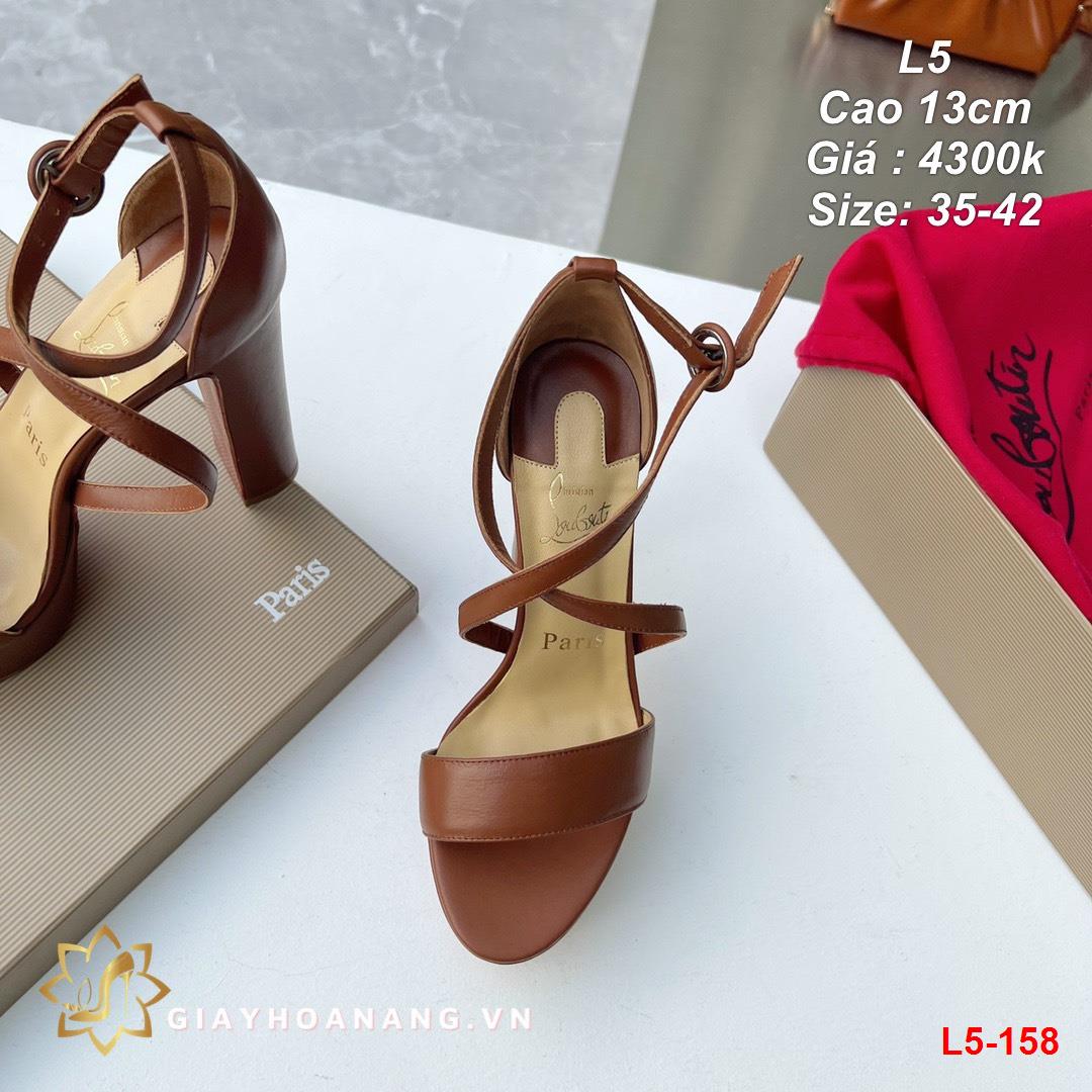 L5-158 Louboutin sandal cao 13cm siêu cấp