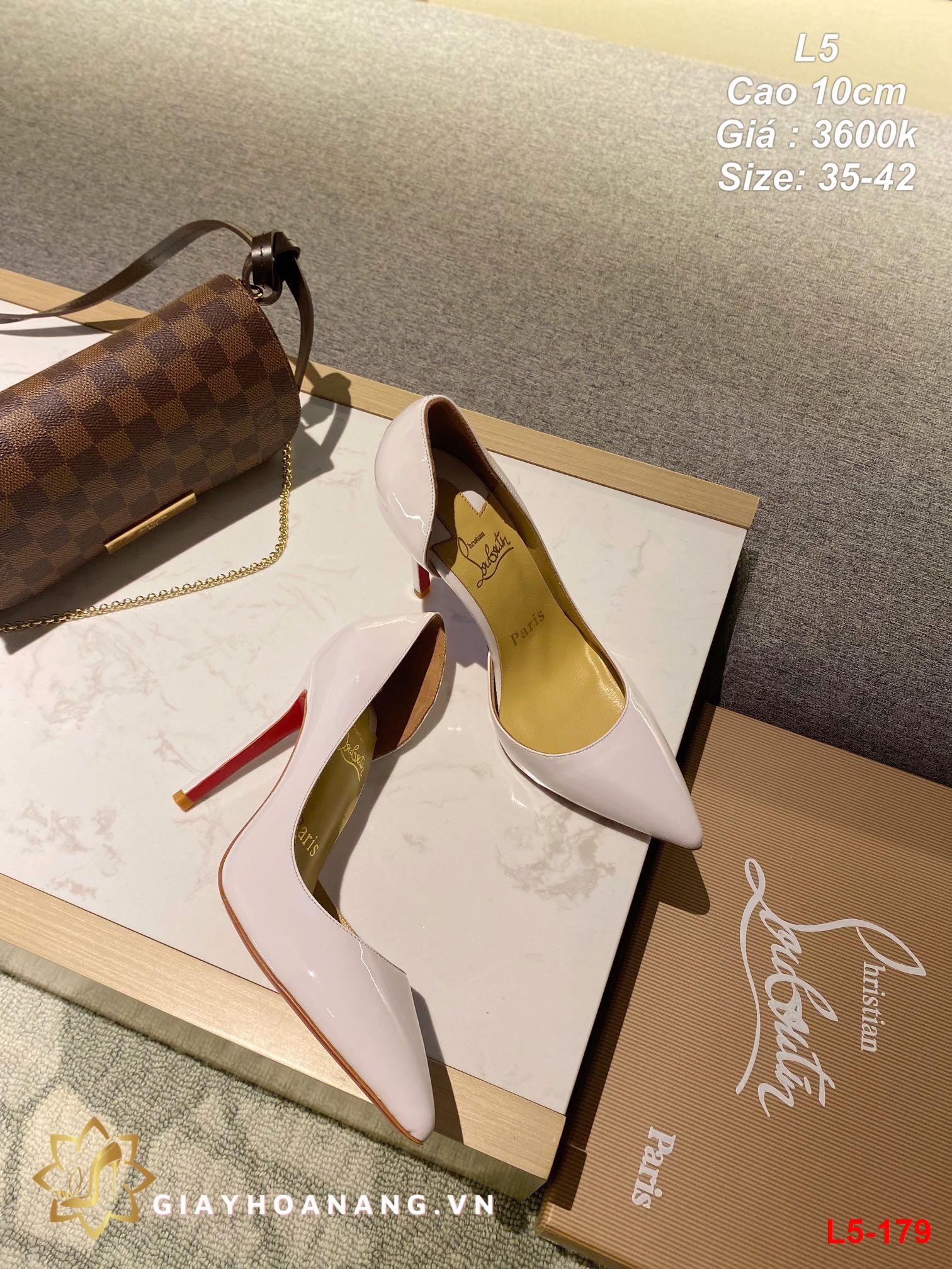 L5-179 Louboutin giày cao 10cm siêu cấp