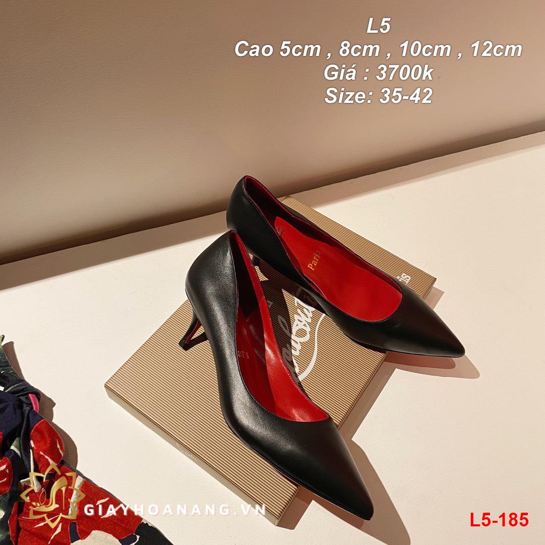 L5-185 Louboutin giày cao 5cm , 8cm , 10cm , 12cm siêu cấp