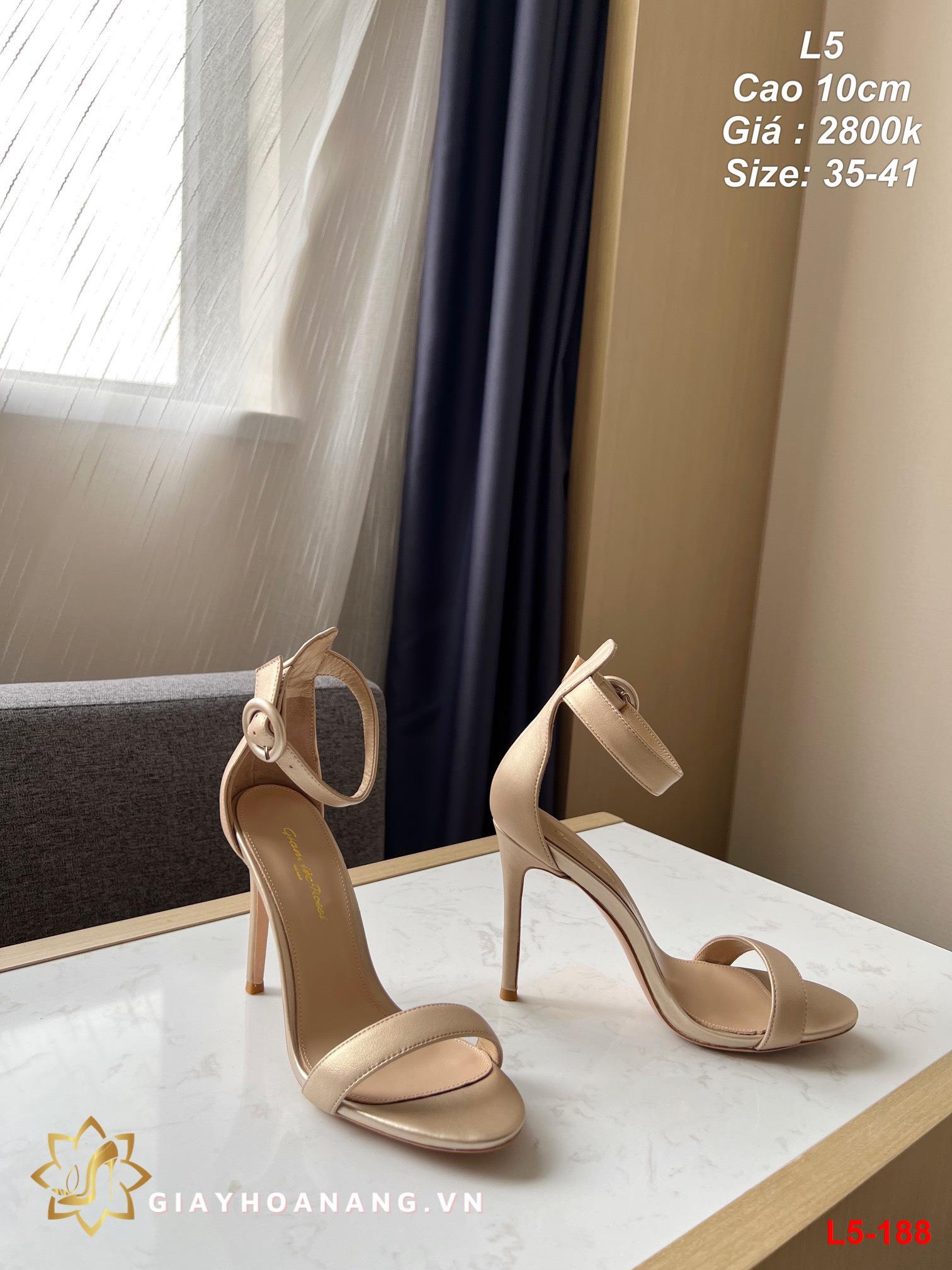 L5-188 Gianvito Rossi sandal cao 10cm siêu cấp