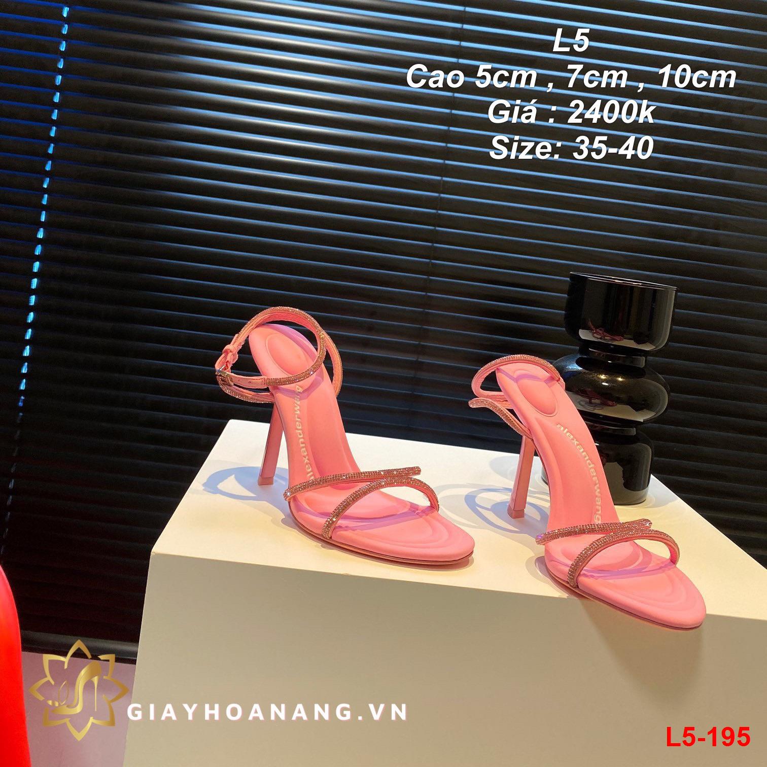 L5-195 Louboutin sandal cao 5cm , 7cm , 10cm siêu cấp