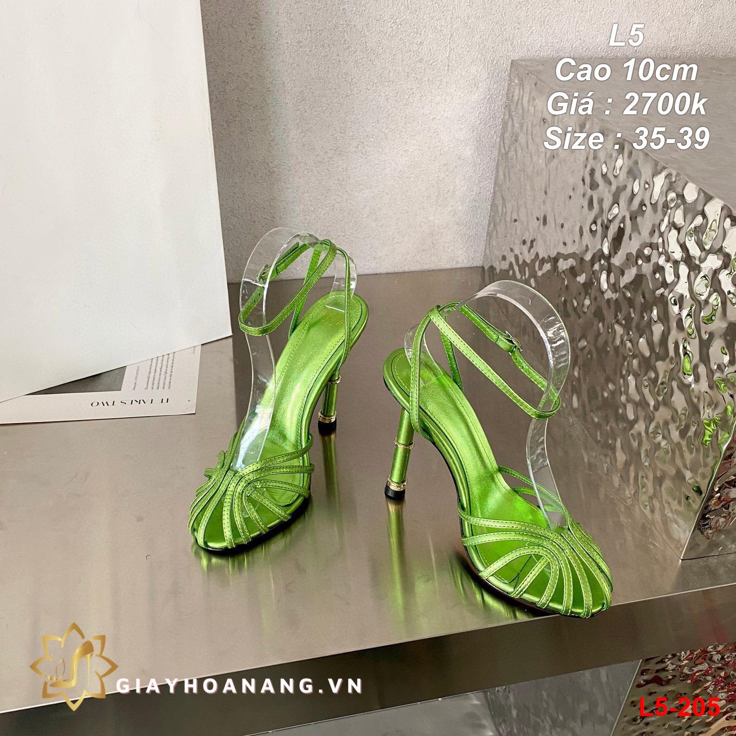 L5-205 Alevi Milano sandal cao 10cm siêu cấp