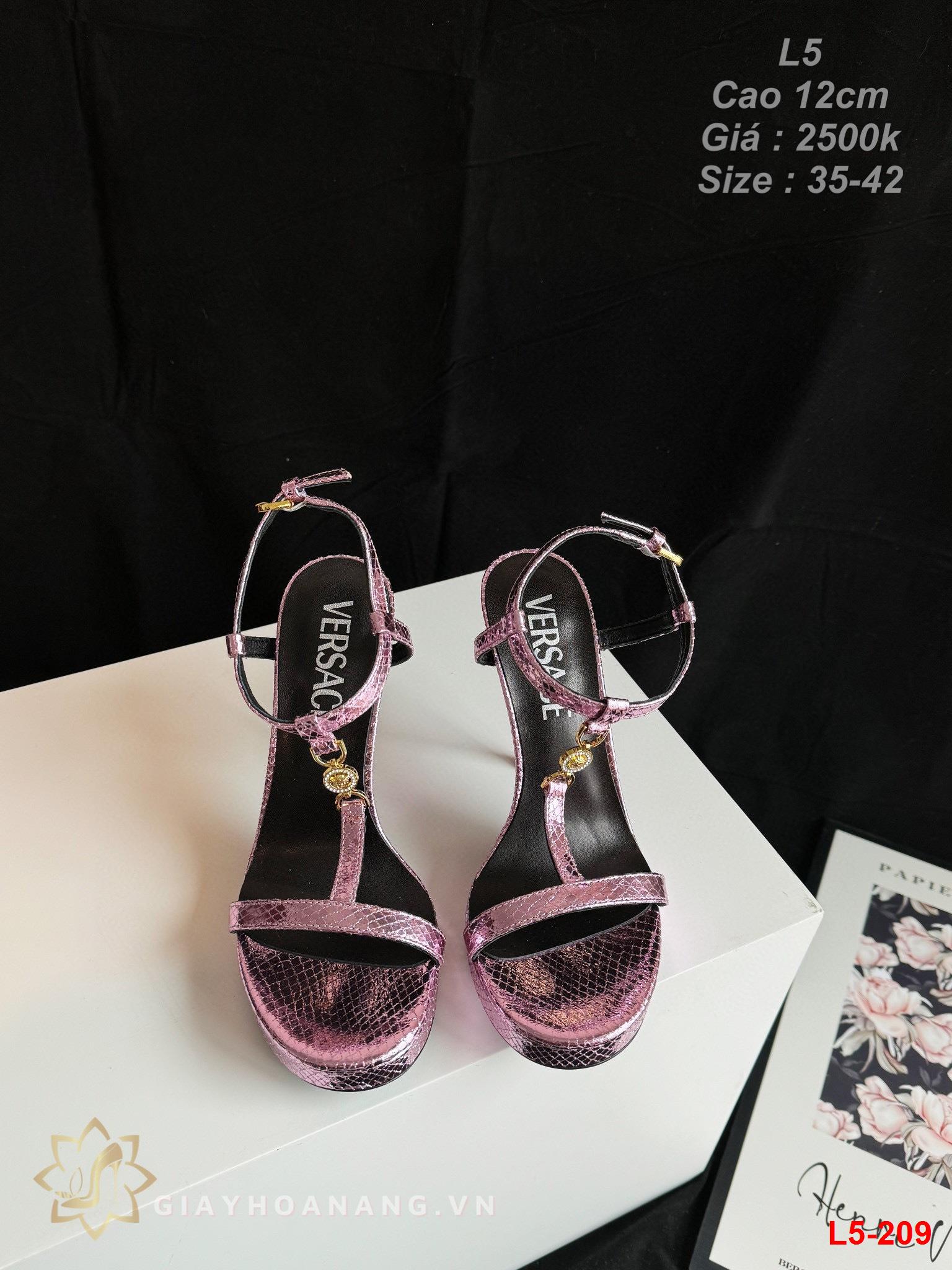 L5-209 Versace sandal cao 12cm siêu cấp
