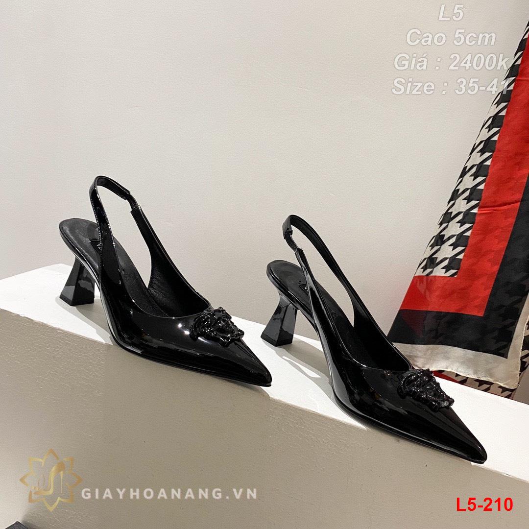 L5-210 Versace sandal cao 5cm siêu cấp