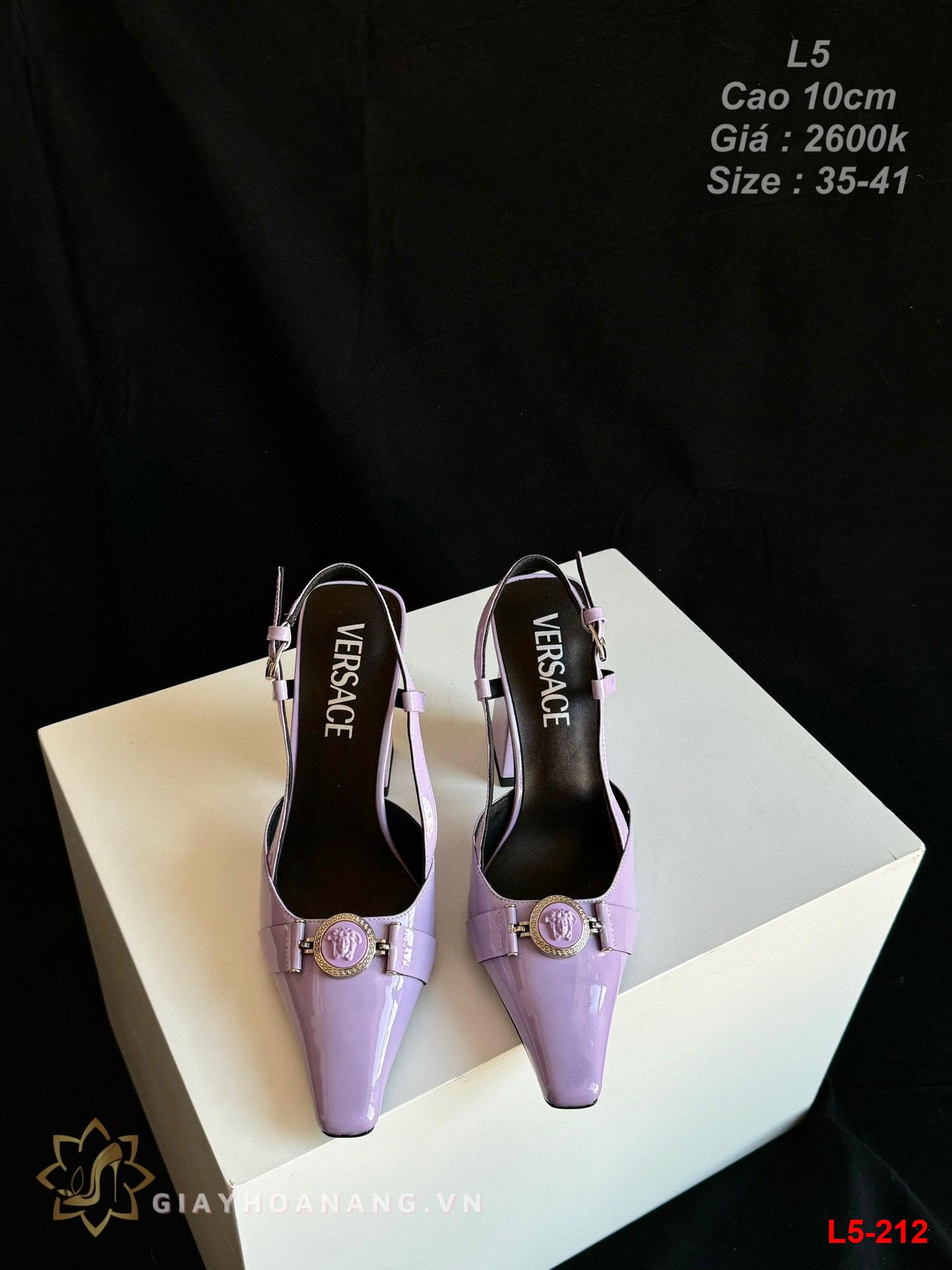 L5-212 Versace sandal cao 10cm siêu cấp