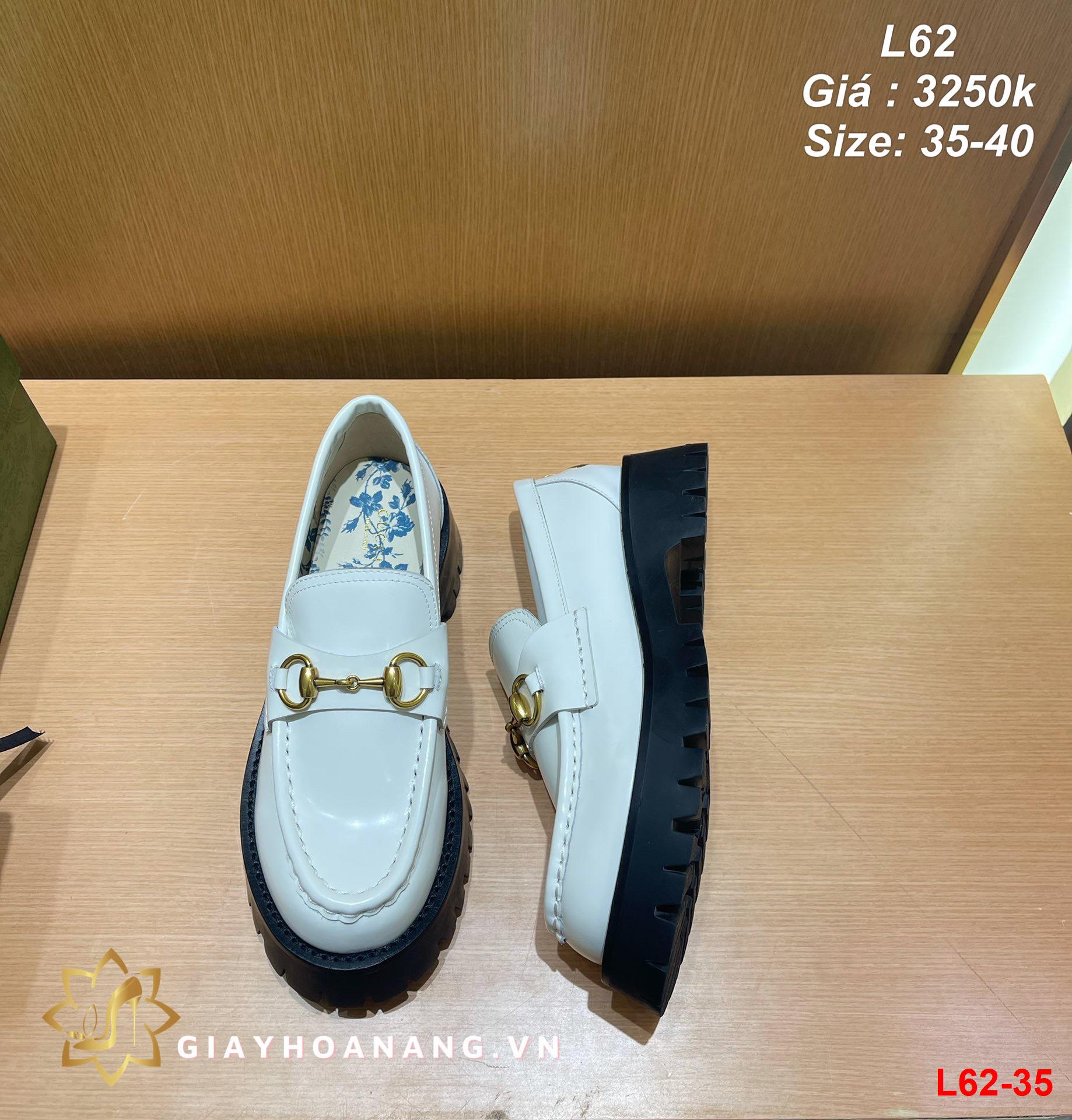 L62-35 Gucci giày lười siêu cấp