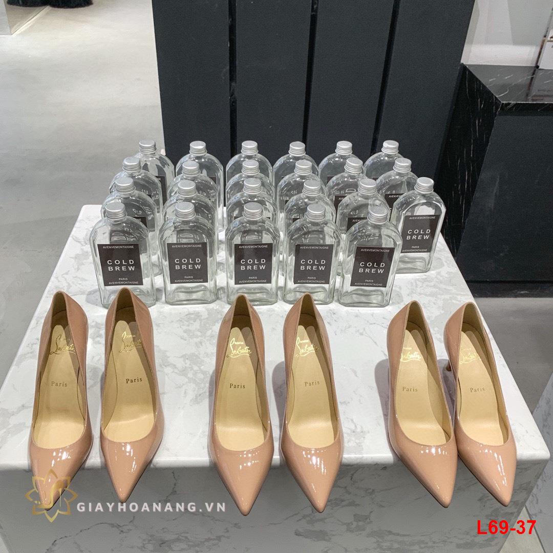 L69-37 Louboutin giày cao gót 6cm, 8cm, 10cm  siêu cấp