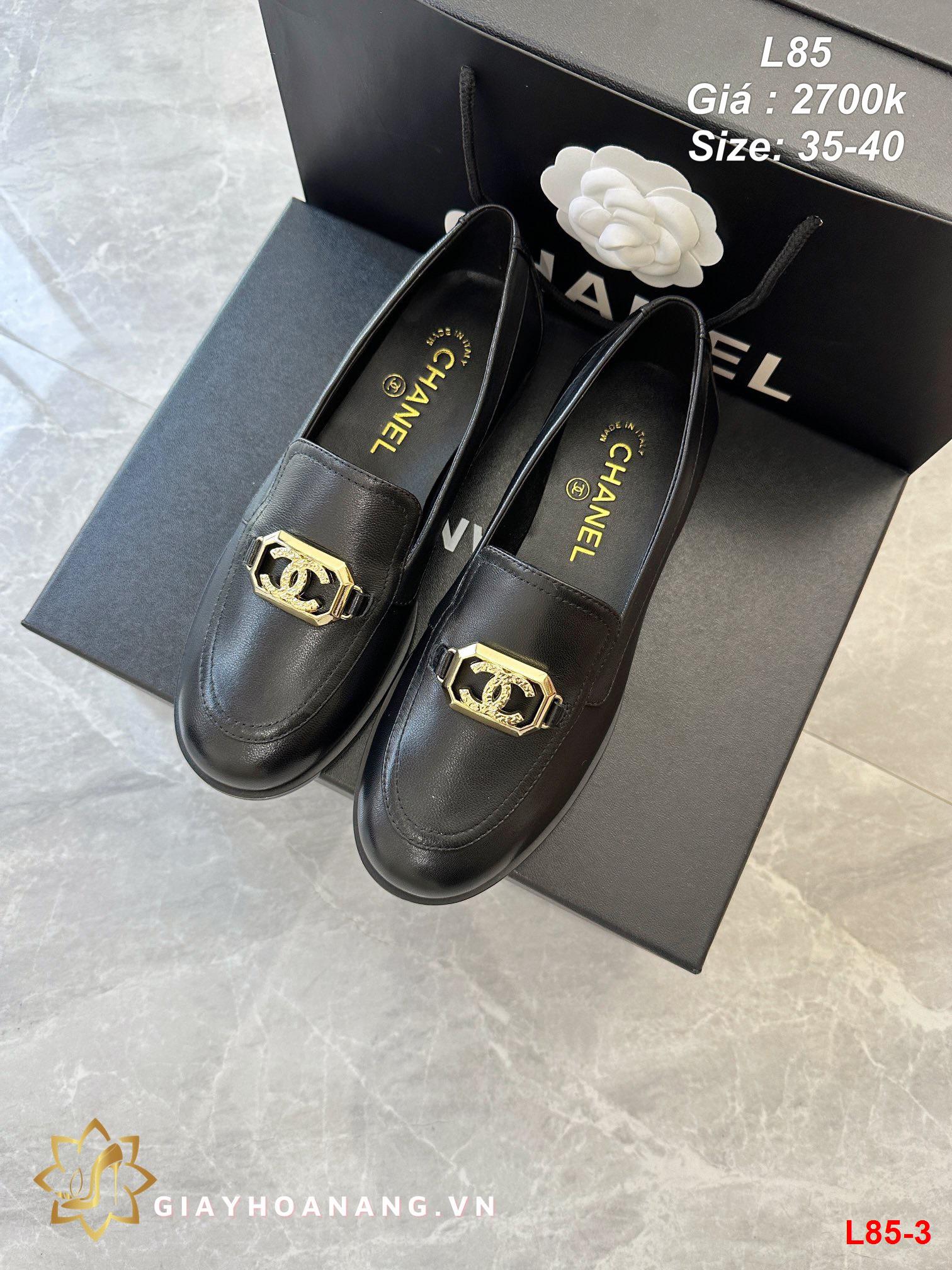 L85-3 Chanel giày lười siêu cấp