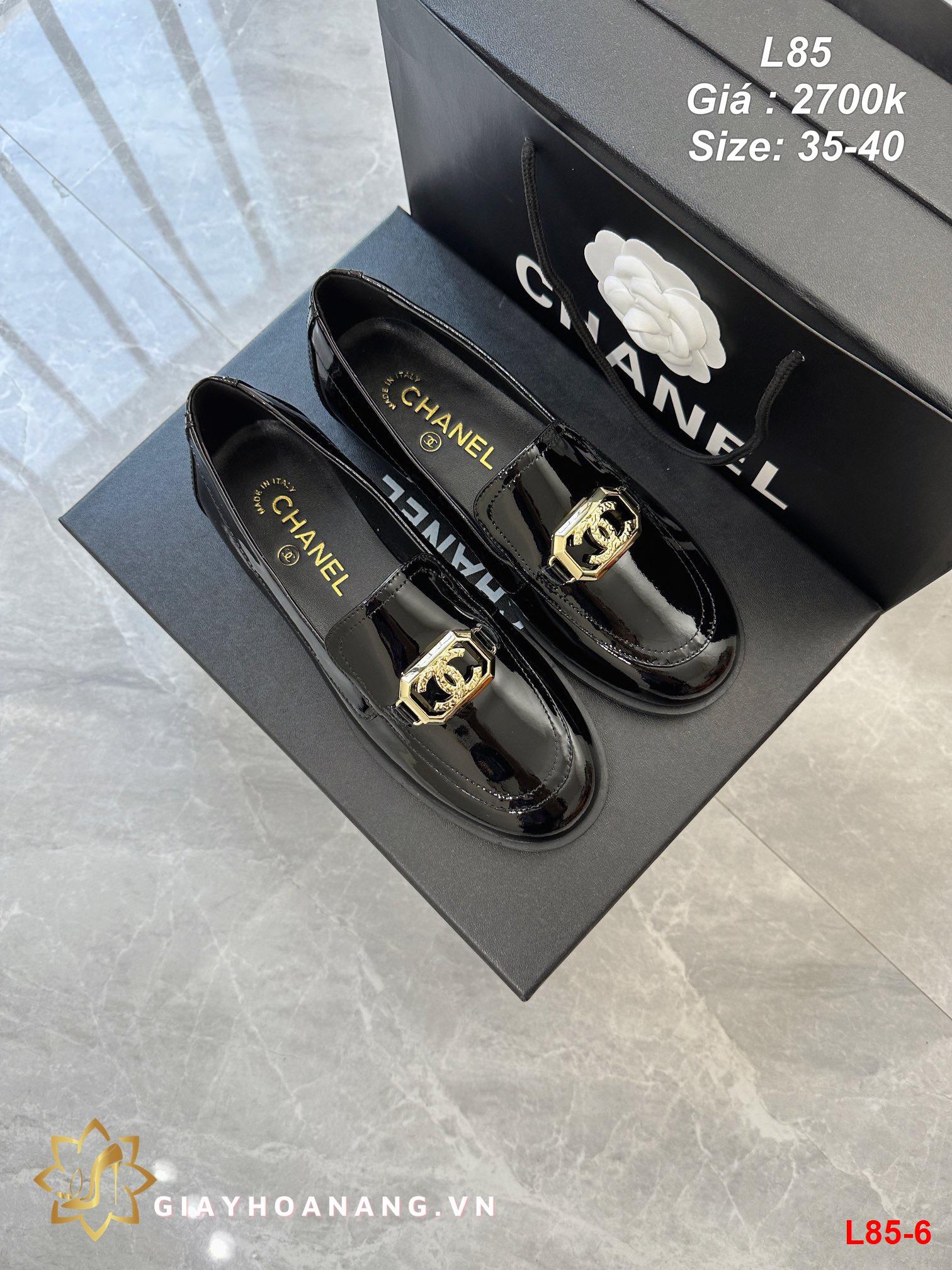 L85-6 Chanel giày lười siêu cấp