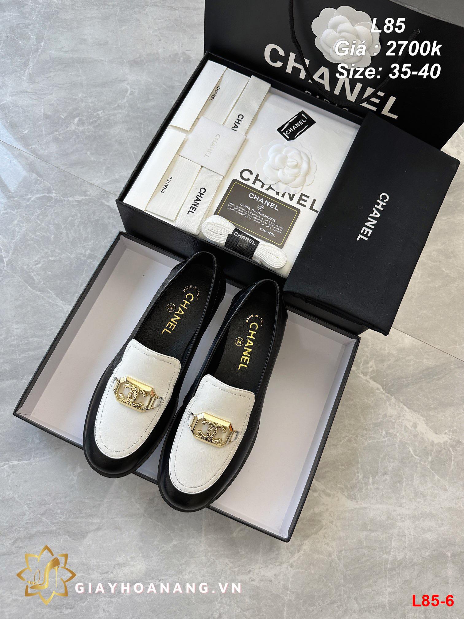 L85-6 Chanel giày lười siêu cấp