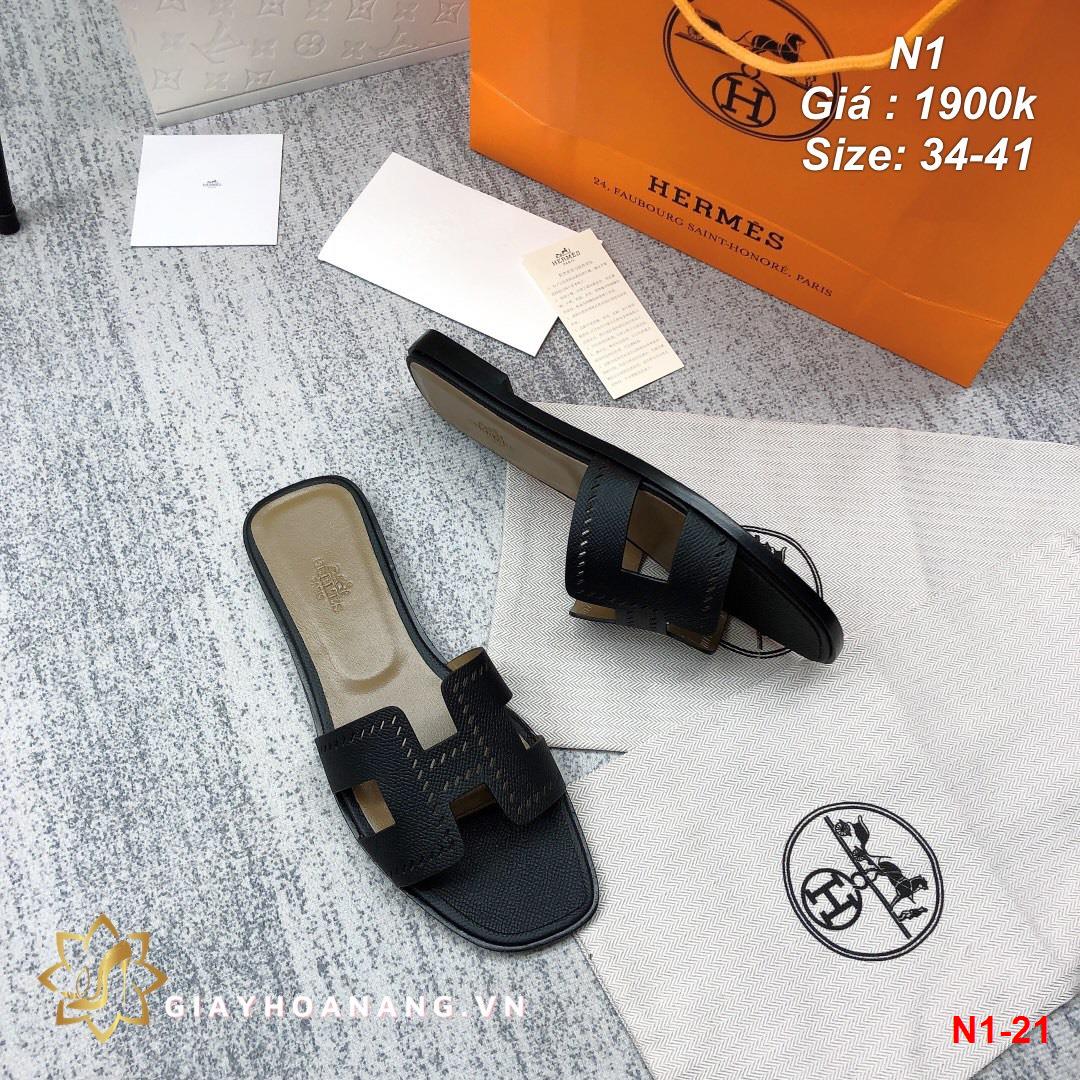 N1-21 Hermes dép siêu cấp