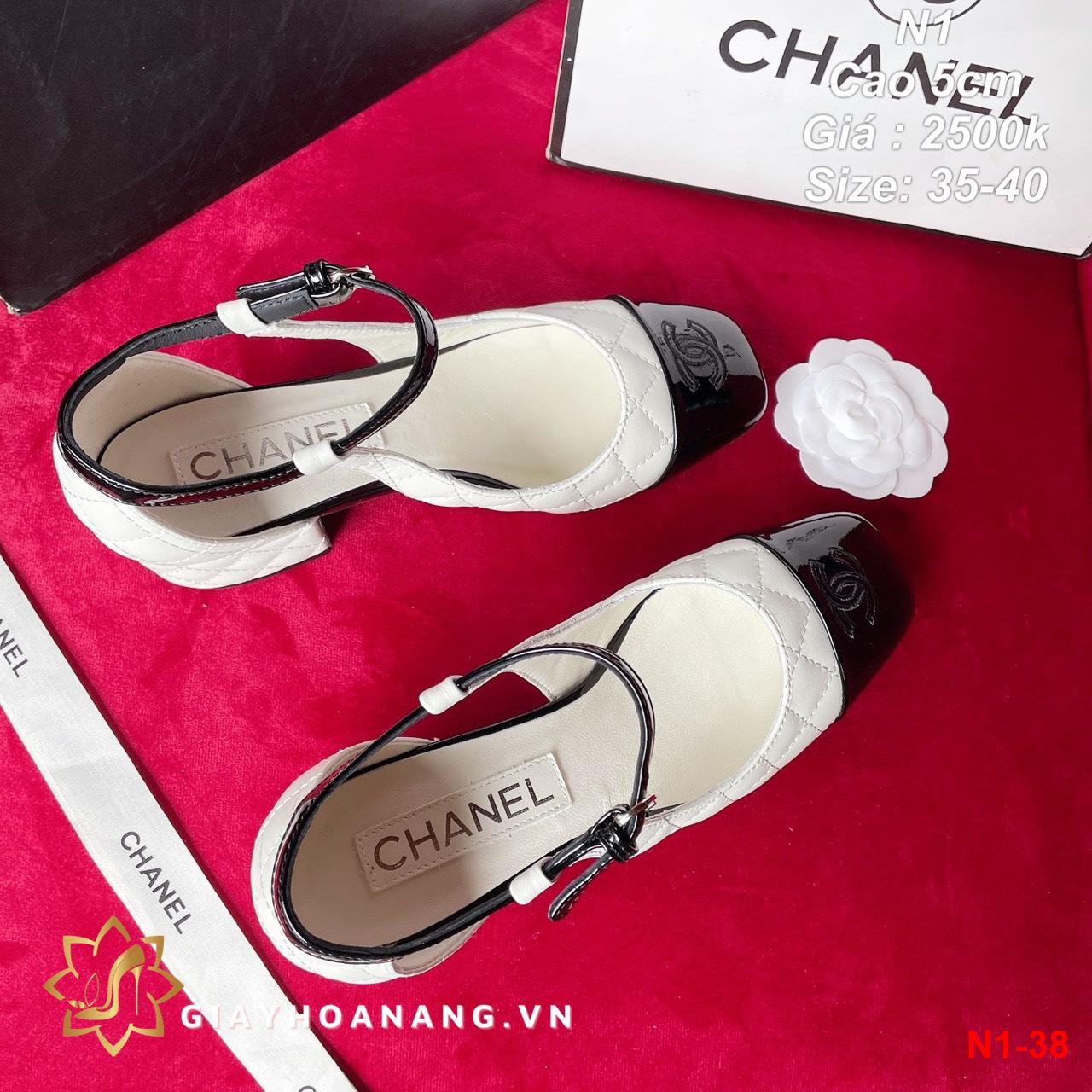 N1-38 Chanel sandal cao 5cm siêu cấp