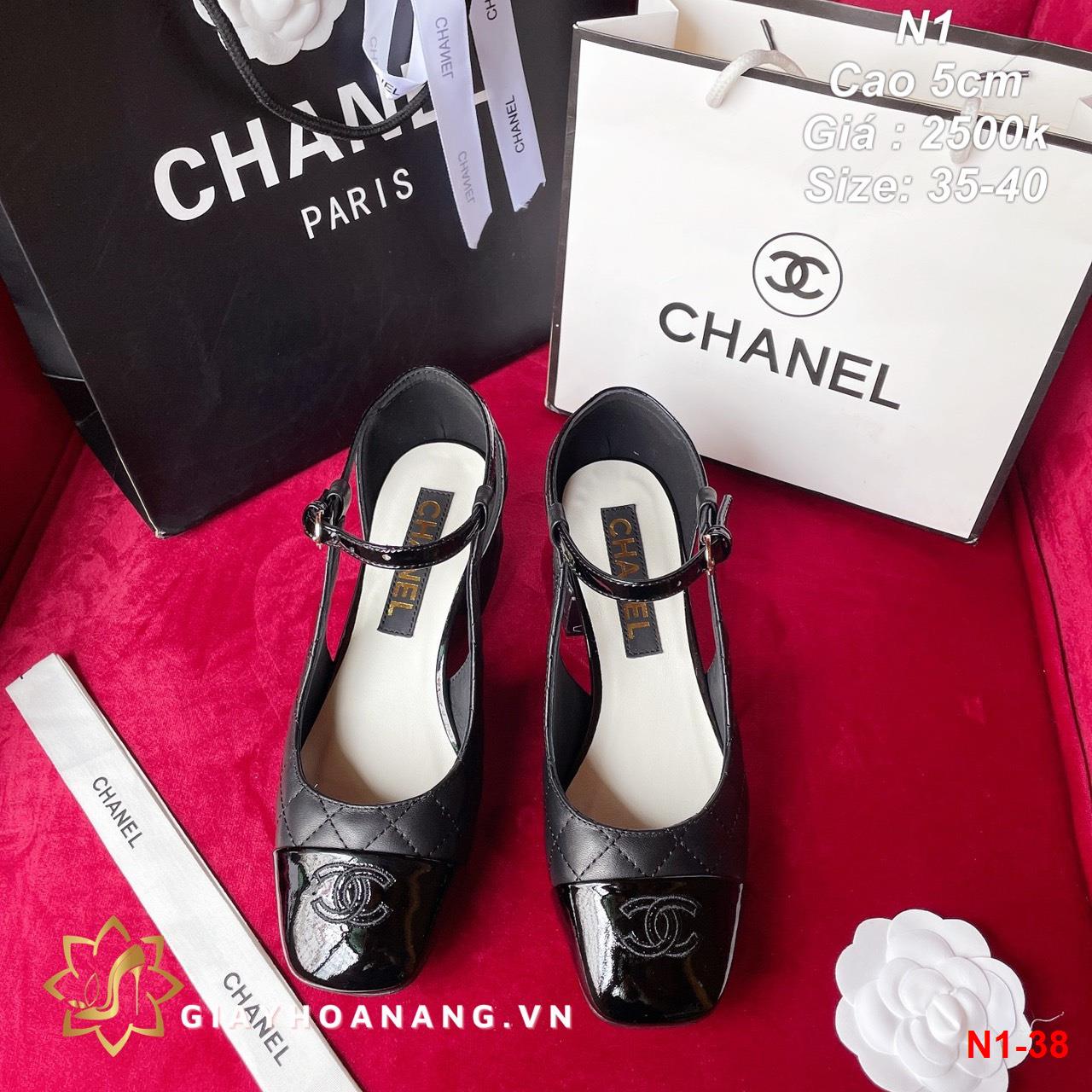 N1-38 Chanel sandal cao 5cm siêu cấp