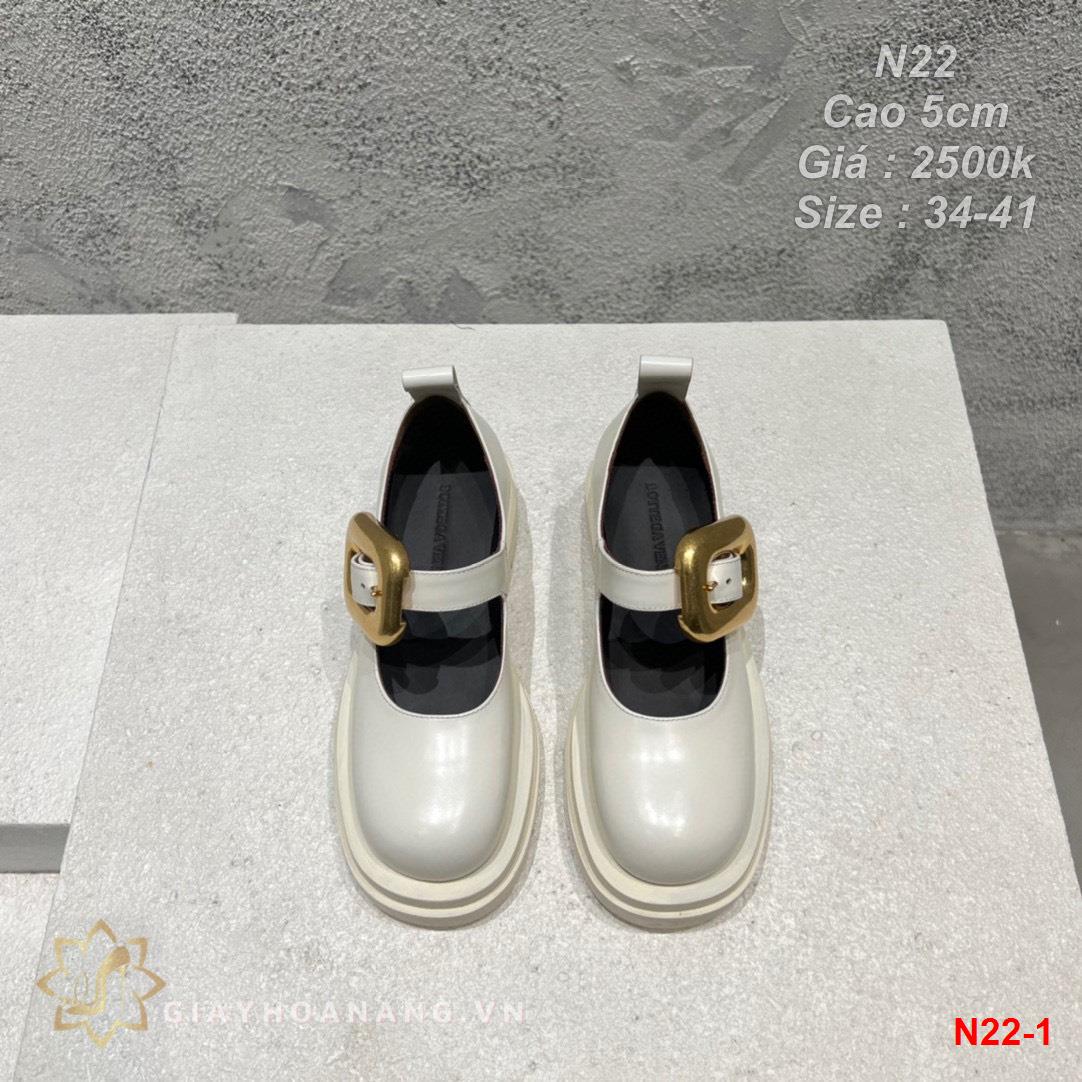 N22-1 Bottega Veneta giày cao 5cm siêu cấp