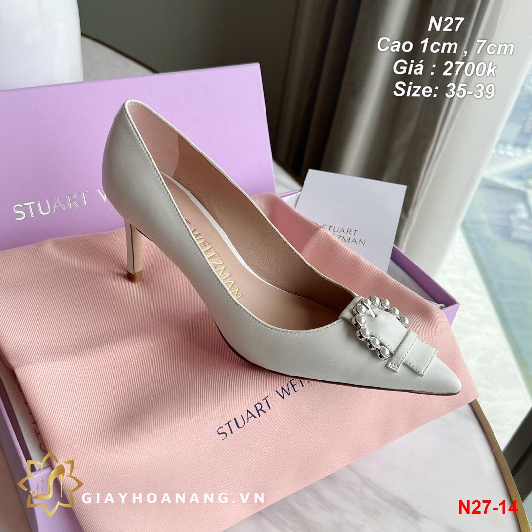 N27-14 Stuart Weitzman giày cao 1cm , 7cm siêu cấp