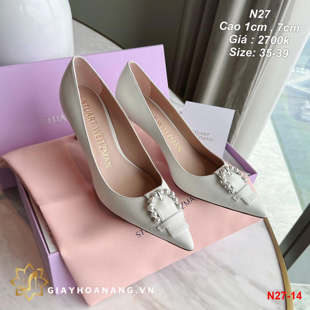 N27-14 Stuart Weitzman giày cao 1cm , 7cm siêu cấp