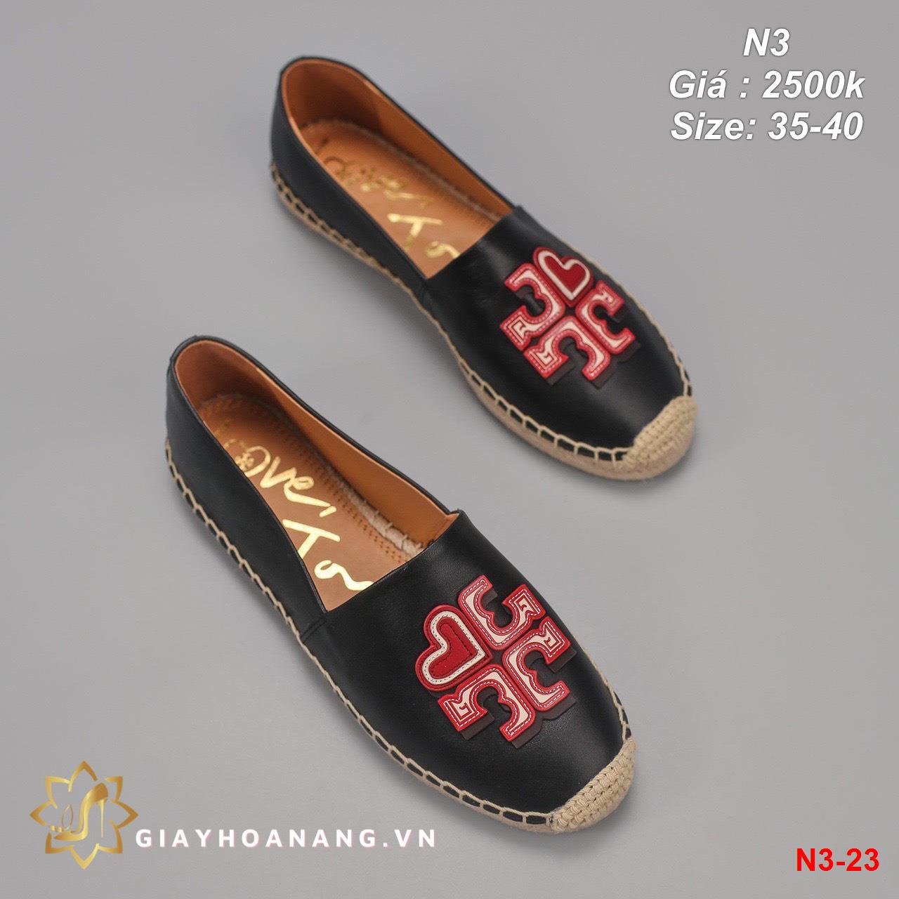 N3-23 Tory Burch giày lười siêu cấp