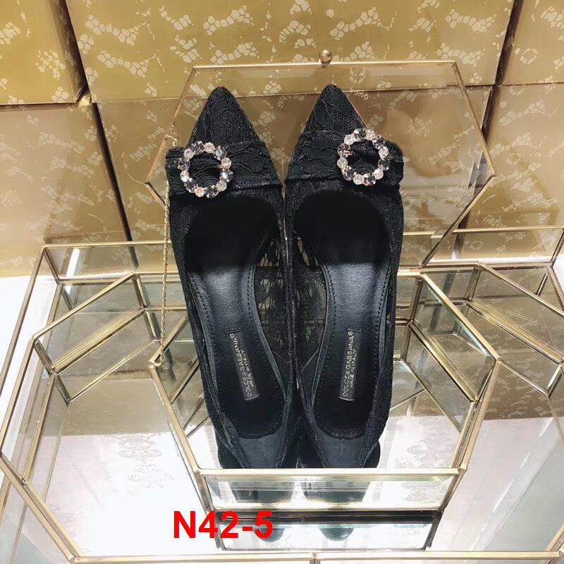 N42-5 Dolce Gabbana giày cao 6cm,9cm siêu cấp