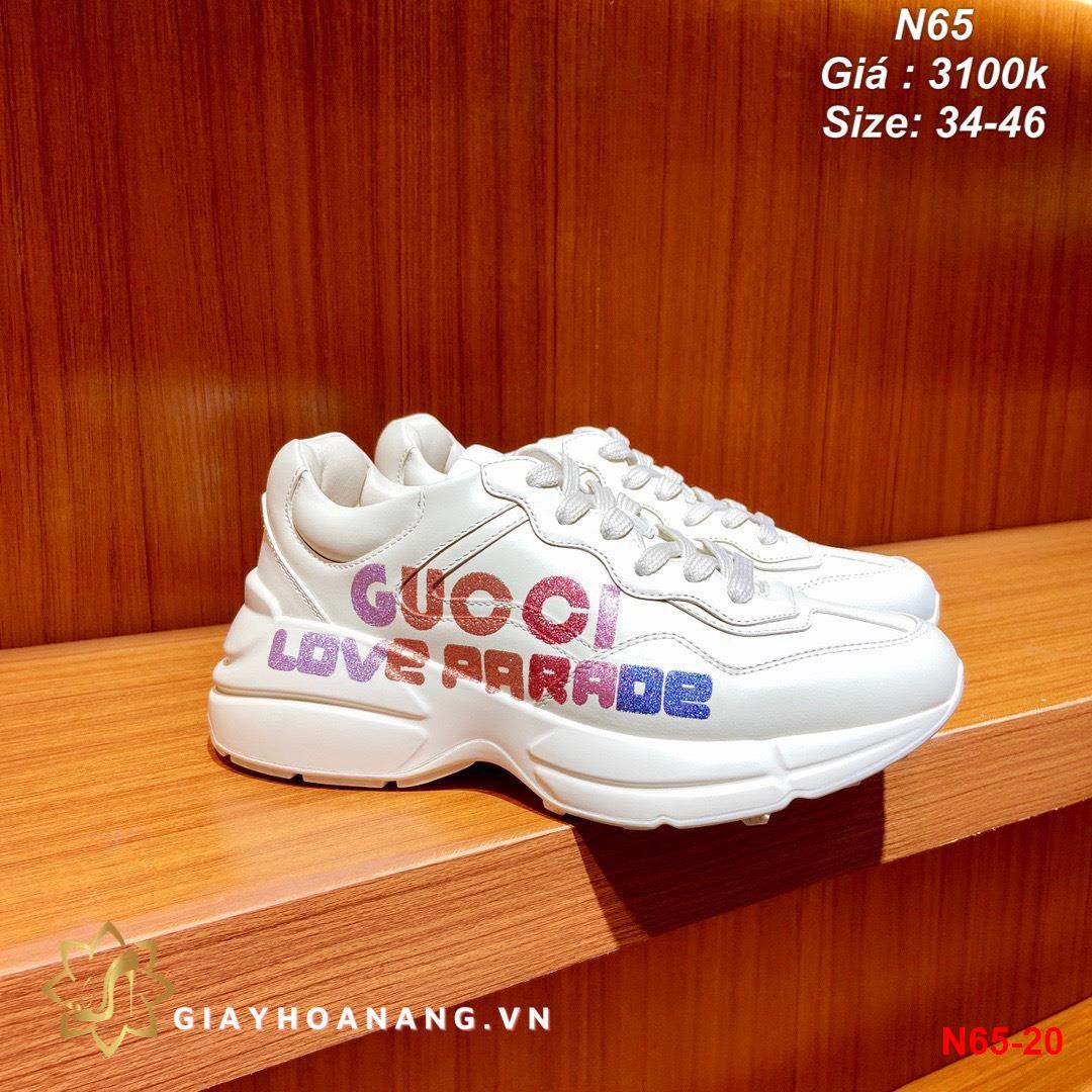 N65-20 Gucci giày thể thao siêu cấp