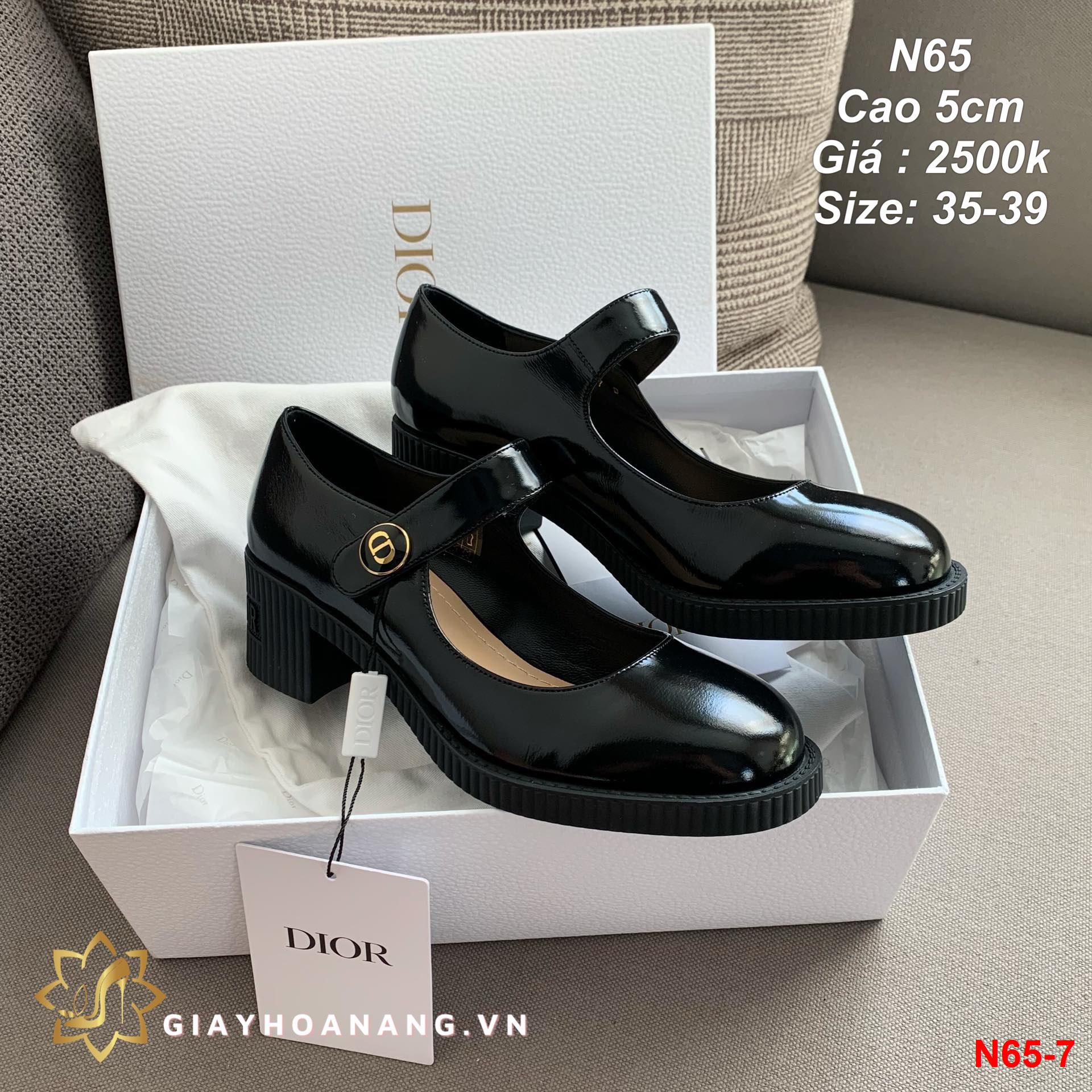 N65-7 Dior giày  cao 5cm siêu cấp