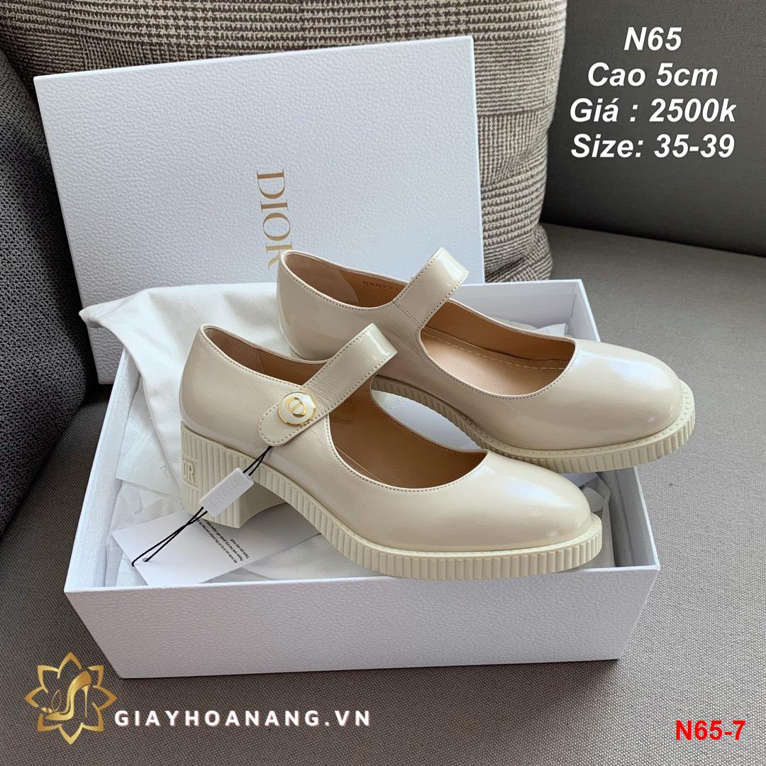 N65-7 Dior giày  cao 5cm siêu cấp