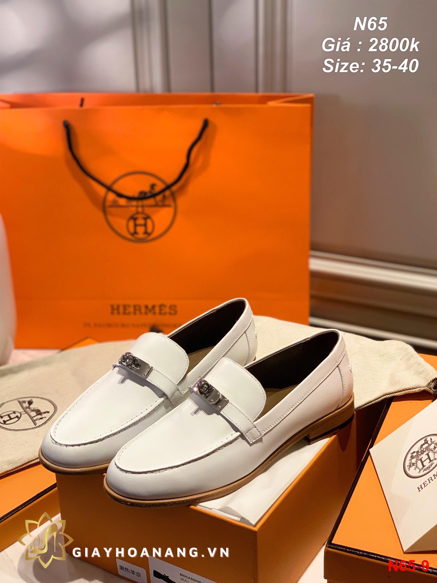 N65-9 Hermes giày lười siêu cấp