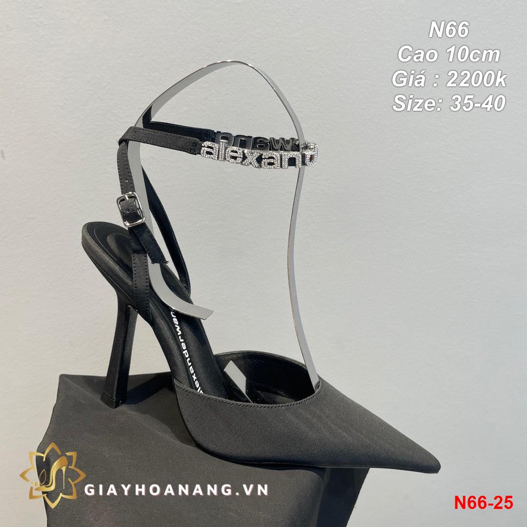 N66-25 Alexander Wang sandal cao 10cm siêu cấp