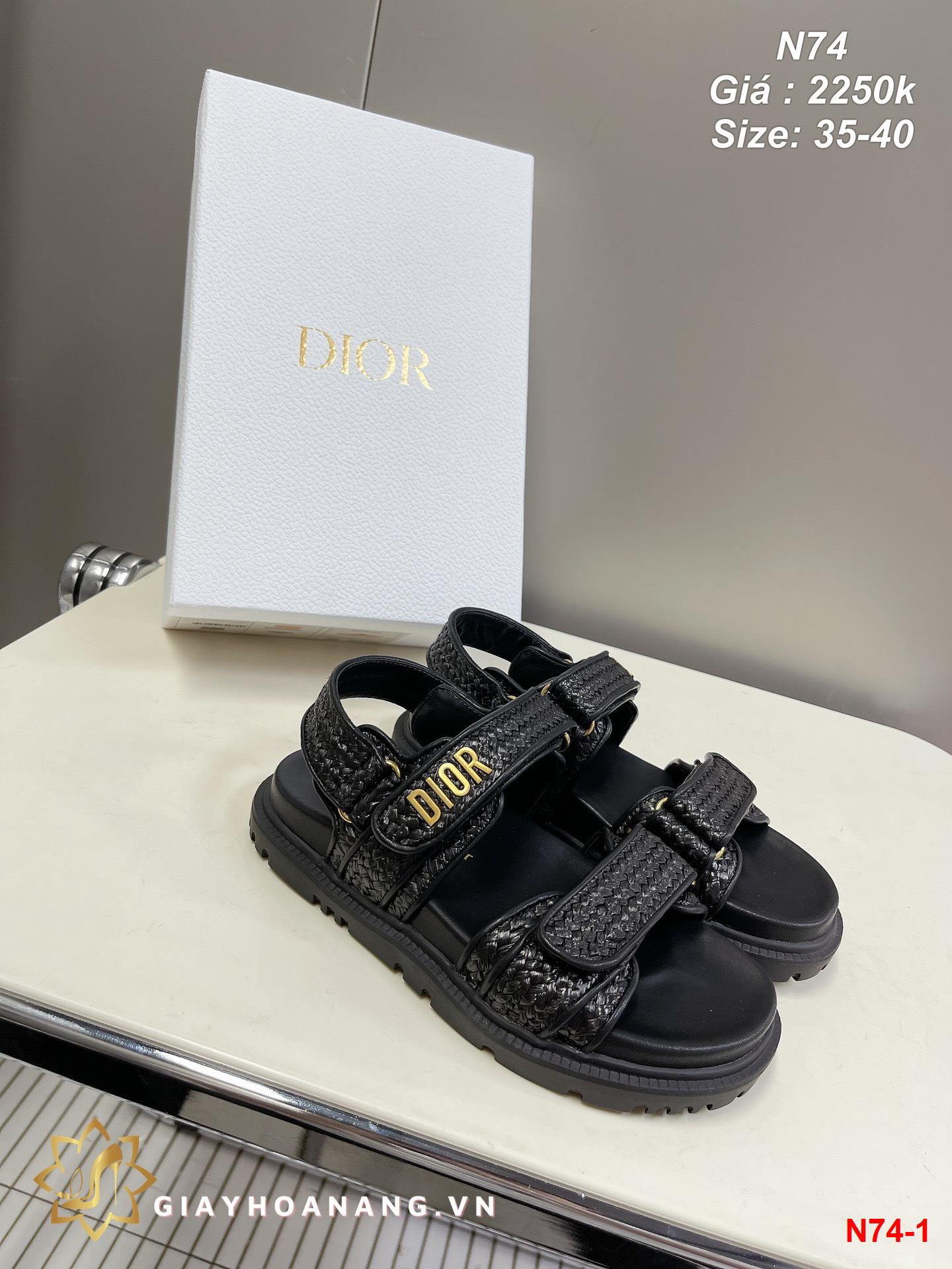 N74-1 Dior sandal siêu cấp