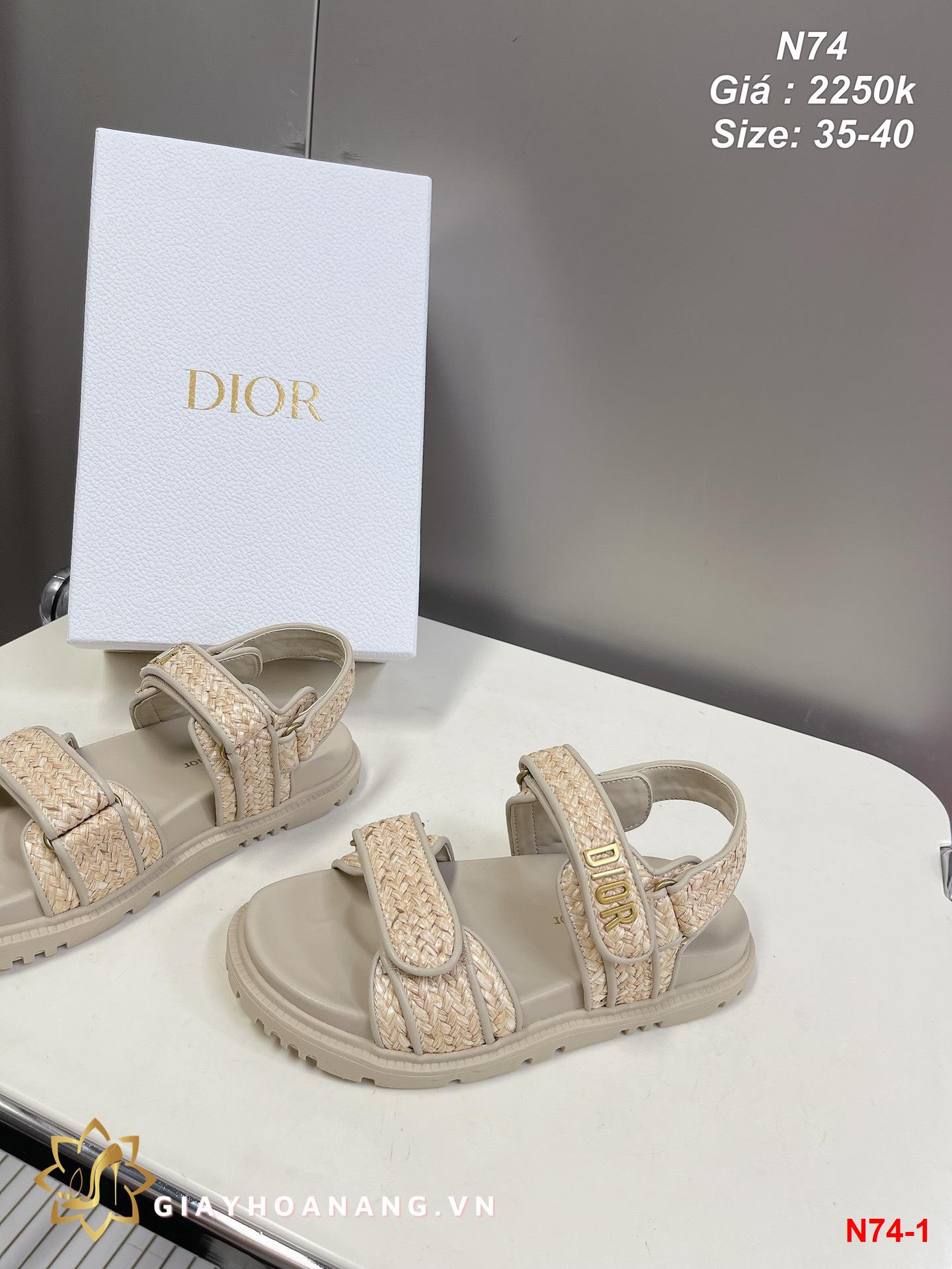 N74-1 Dior sandal siêu cấp